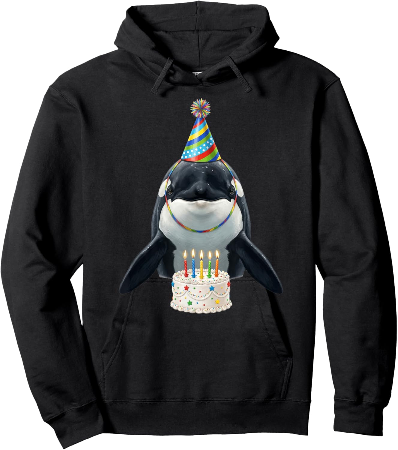 Orca Birthday Hoodie - Hoodie | Black