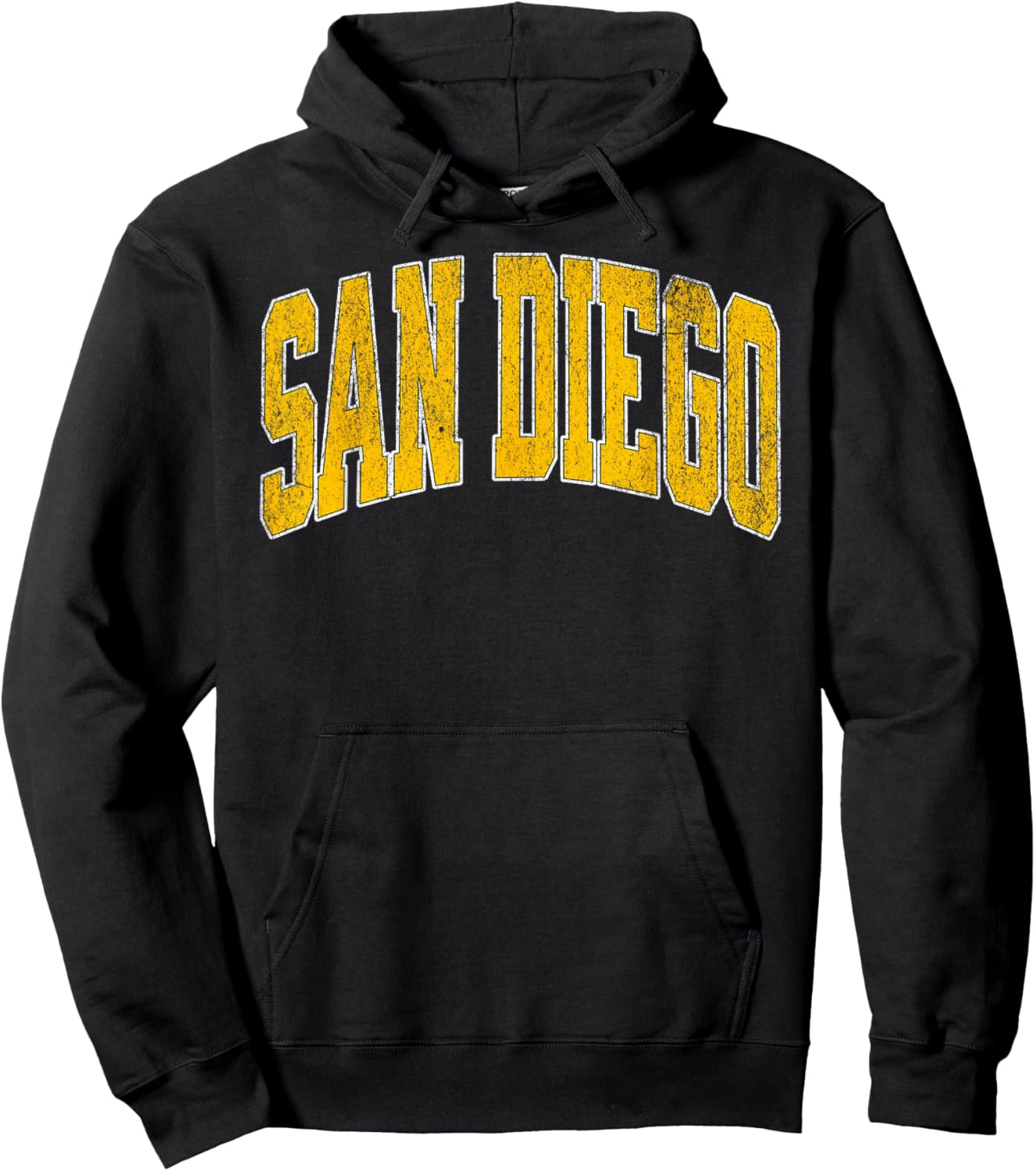 San diego vintage city Hoodie - Hoodie | Black