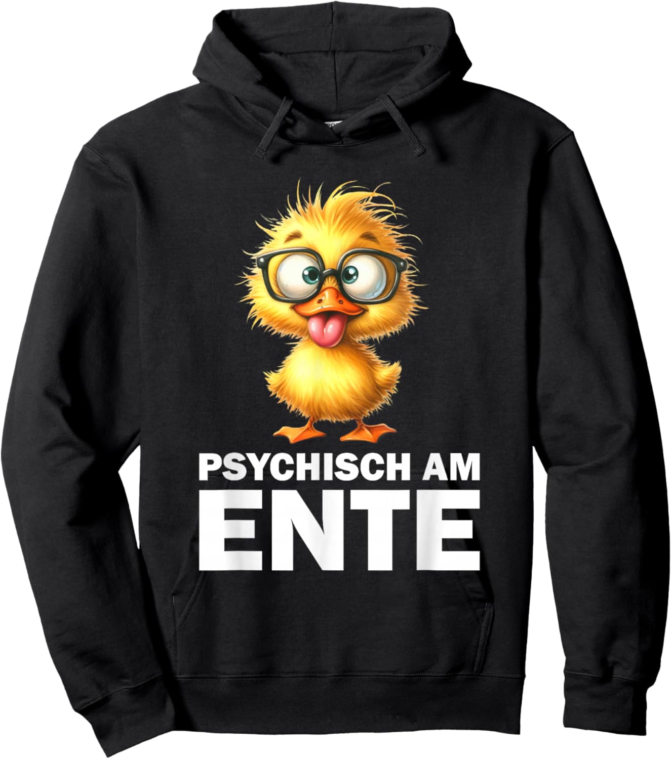 Psychisch am Ente - Ente Party Motiv Hoodie - Hoodie | Black