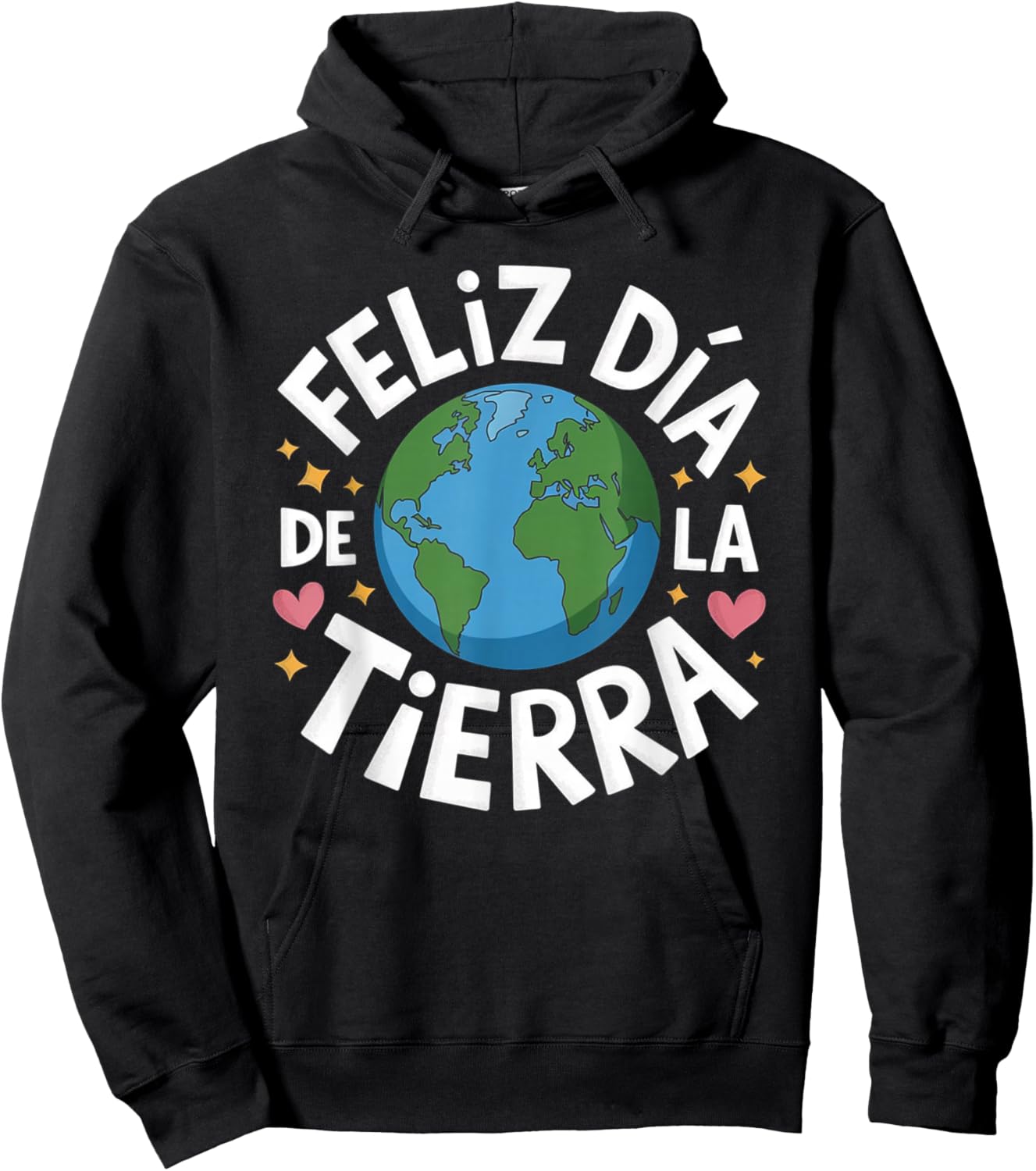Feliz Dia De La Tierra Funny Earth Day Hoodie - Hoodie | Black