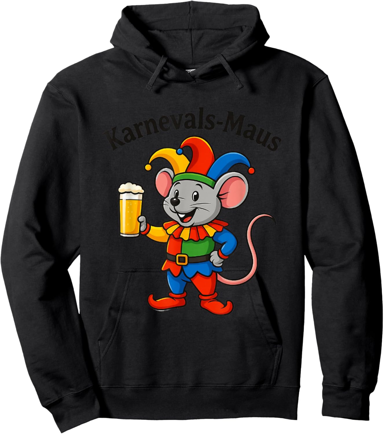 Carnival Mouse with Kölsch Hoodie - Hoodie | Black