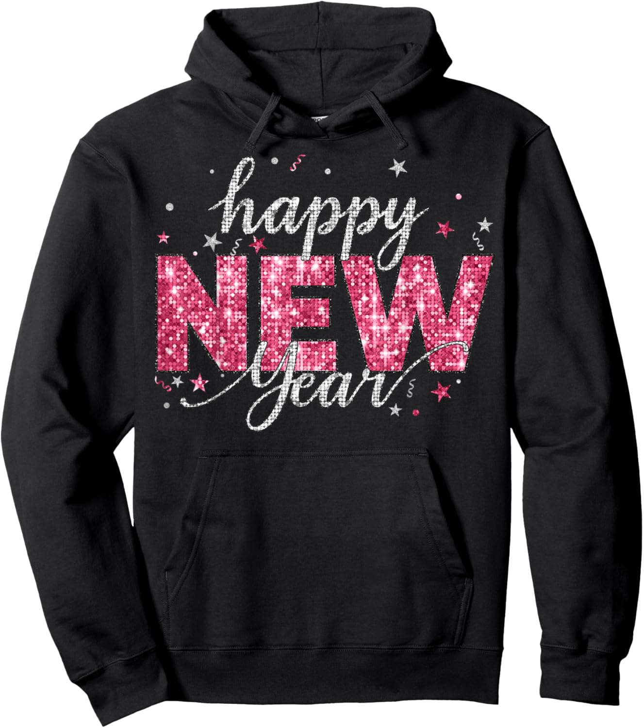 Happy New Year 2026 New Year's Eve Countdown Party Family Hoodie - Hoodie | Black