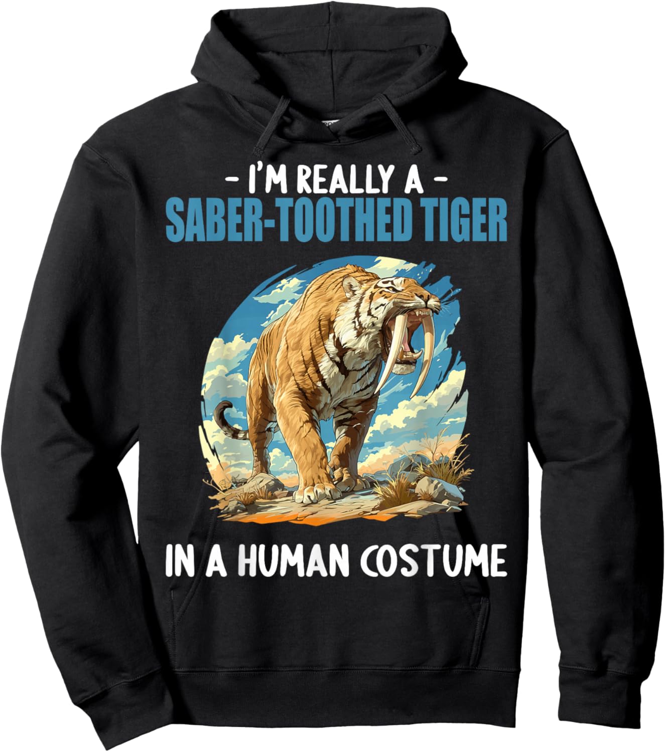 Saber-Toothed Tigers Saber-Toothed Tiger Hoodie - Hoodie | Black