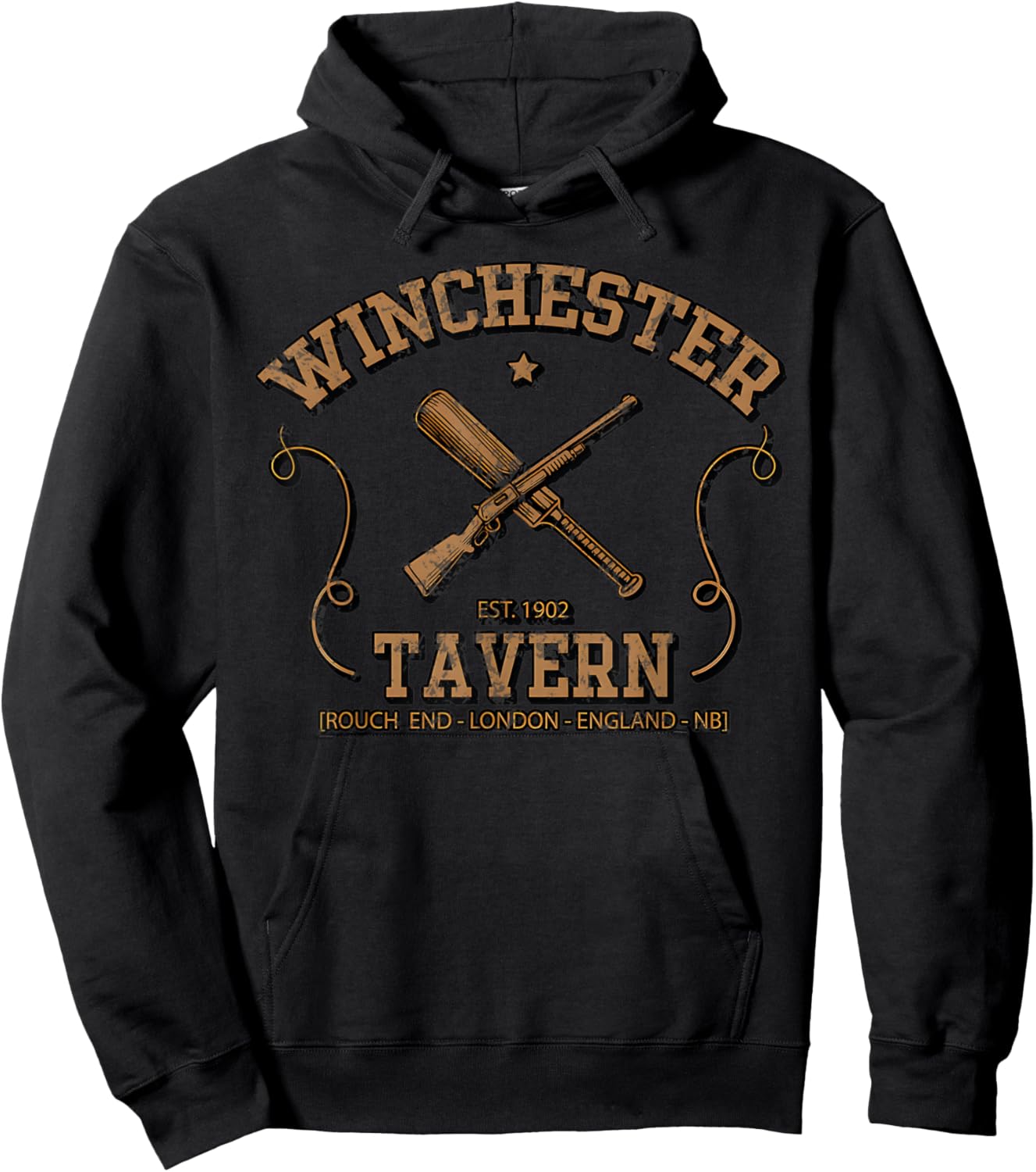 The Dead Winchester Shaun Of Zombie Movie Tavern Hoodie - Hoodie | Black