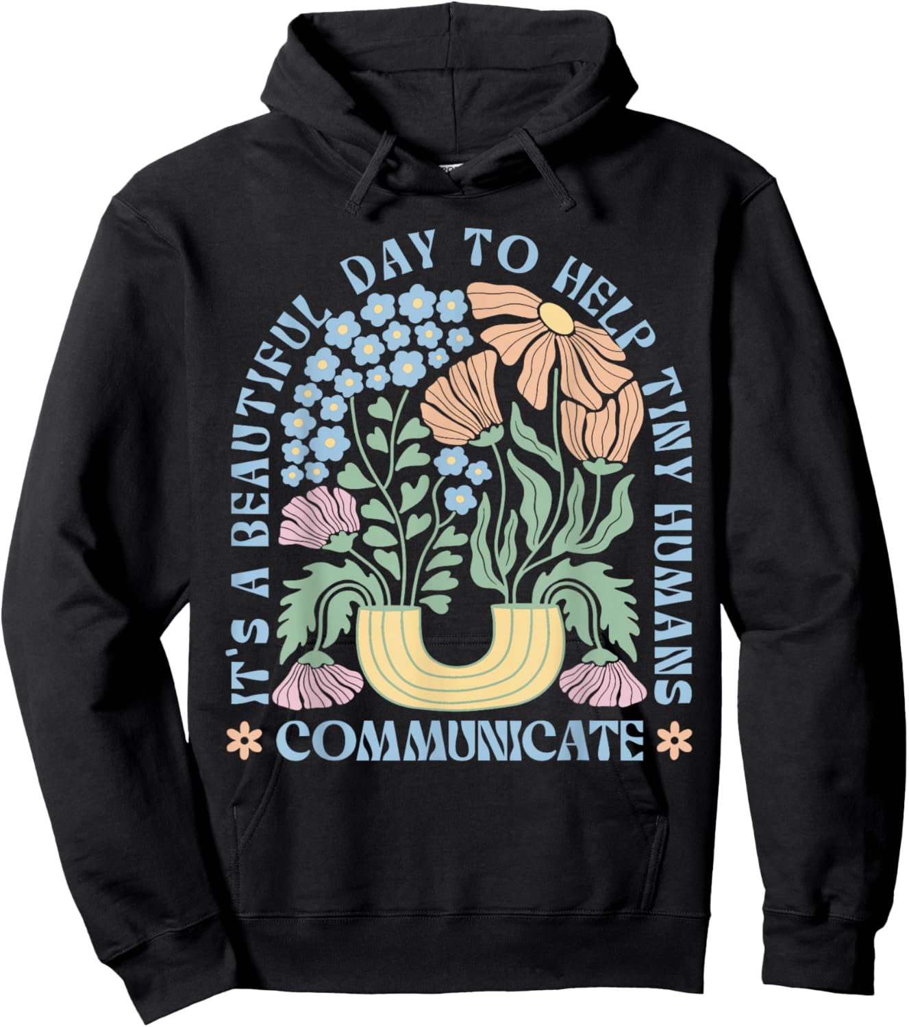 Speech Language Pathologist Pathology Speech Therapy SLP Hoodie - Hoodie | Black