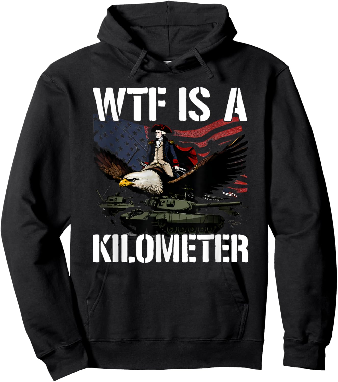 Wtf is a Kilometer Hoodie - Hoodie | Black