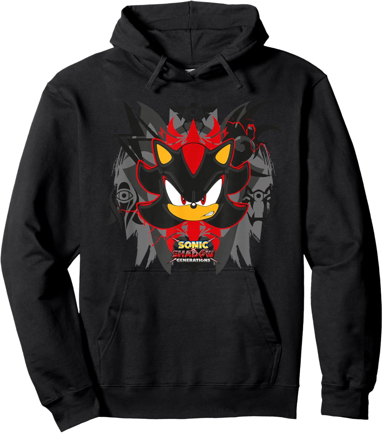 Sonic The Hedgehog, Sonic X Shadow Generations - Symbols Hoodie - Hoodie | Black