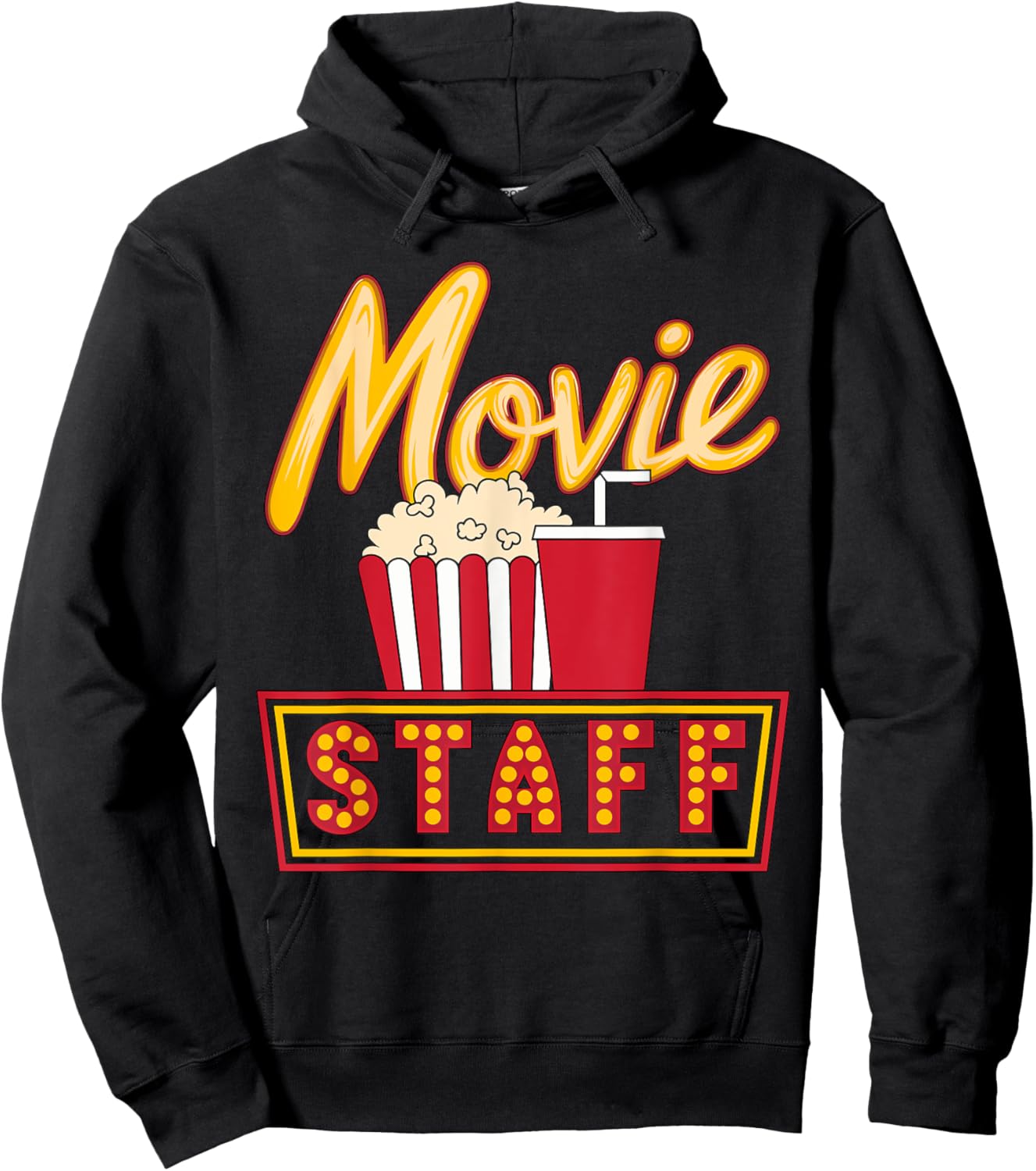 Movie Staff Movie Night Cinema Hoodie - Hoodie | Black