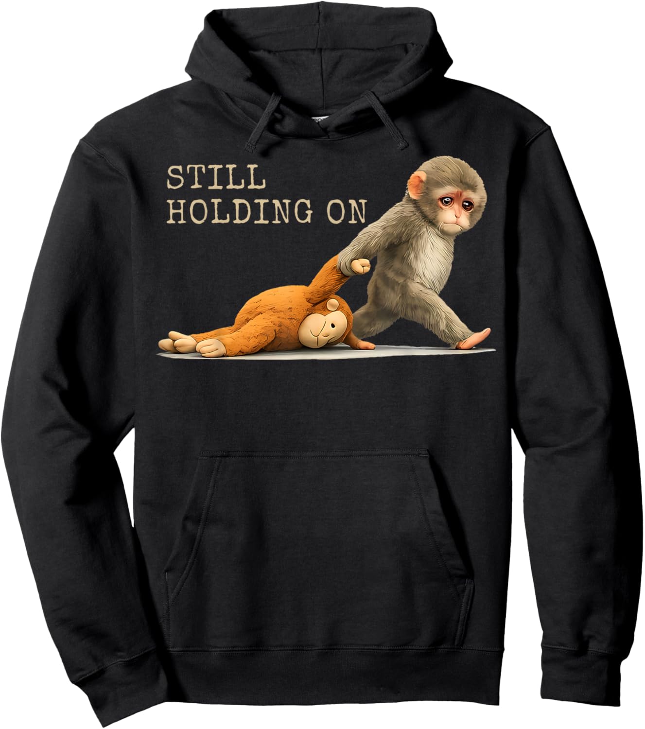 Baby Monkey Punch Hoodie - Hoodie | Black