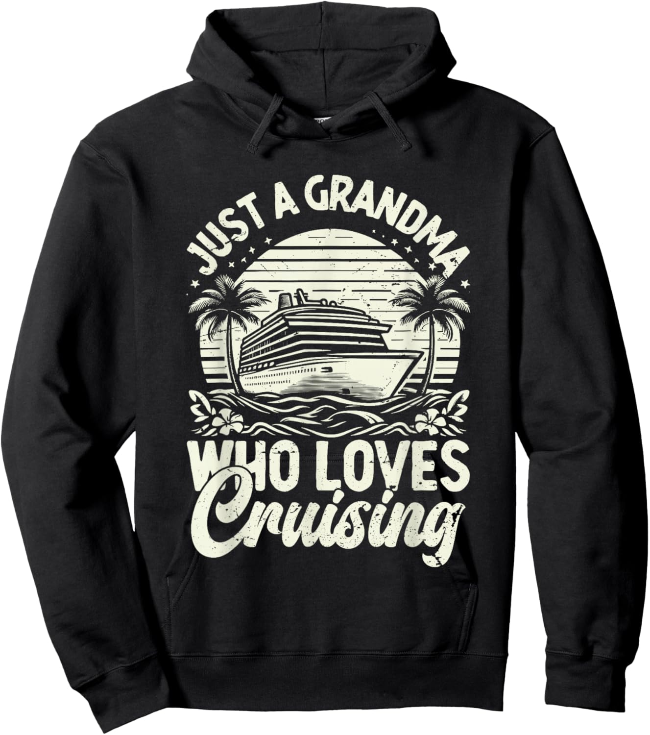 Just a Grandma who loves Cruising Hoodie - Hoodie | Black