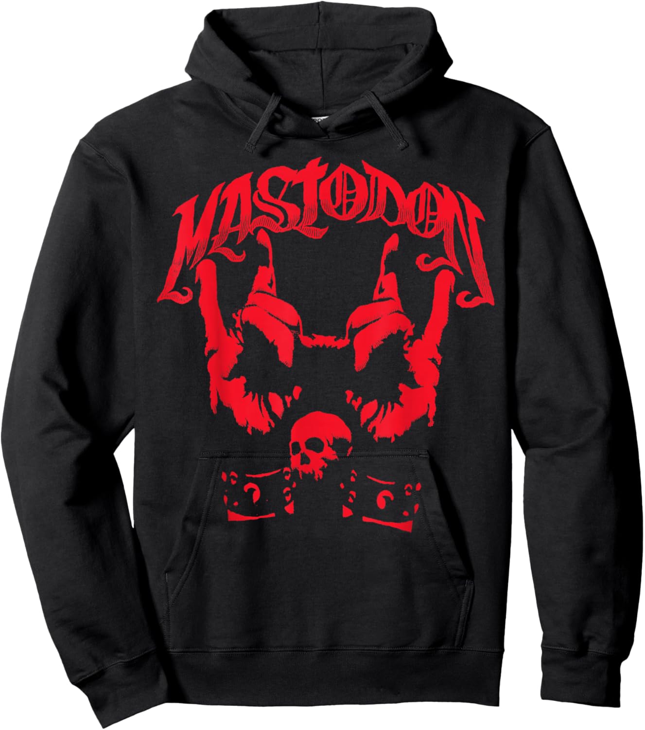 Mastodon – Devil Horns Adult Hoodie - Hoodie | Black