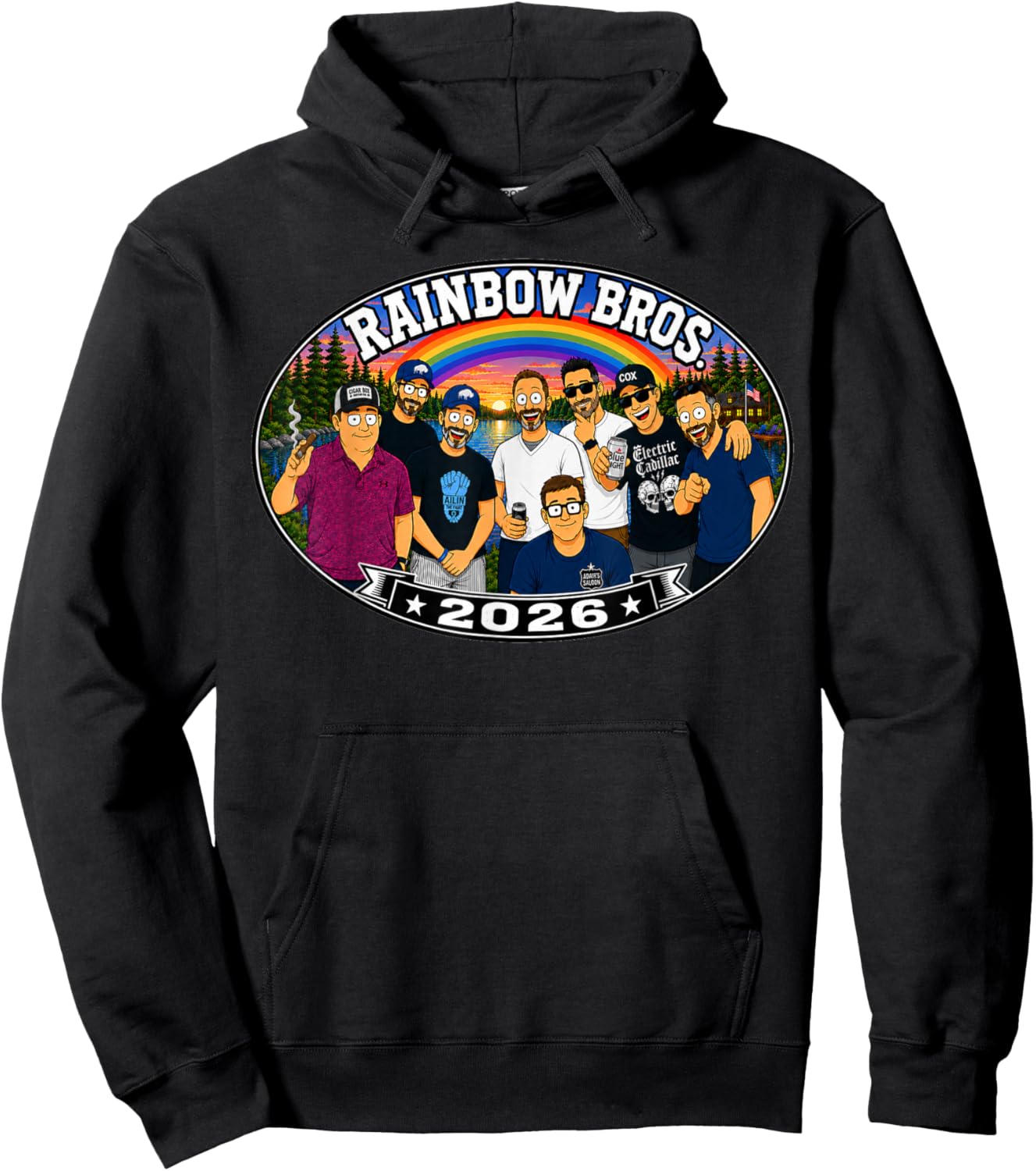 Rainbow Bros 2026 Hoodie - Hoodie | Black