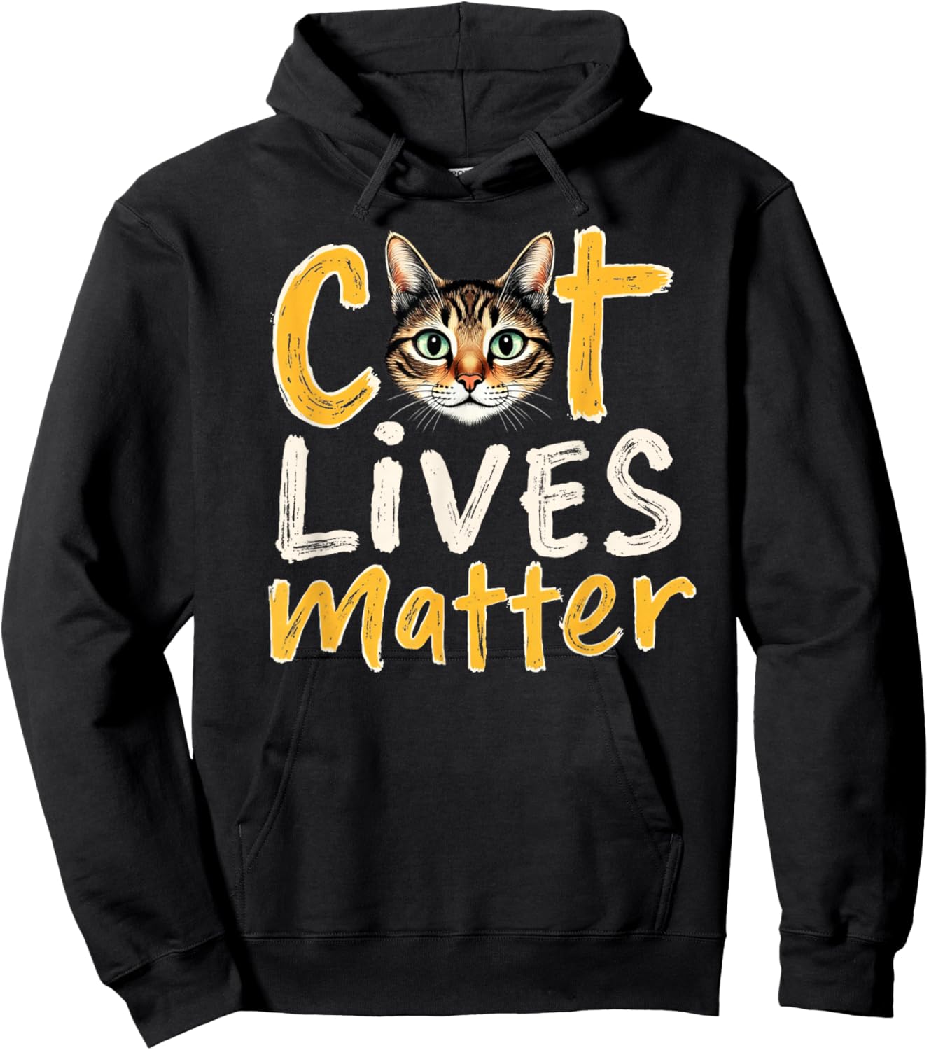 Cat Lives Matter Shirt Hoodie - Hoodie | Black