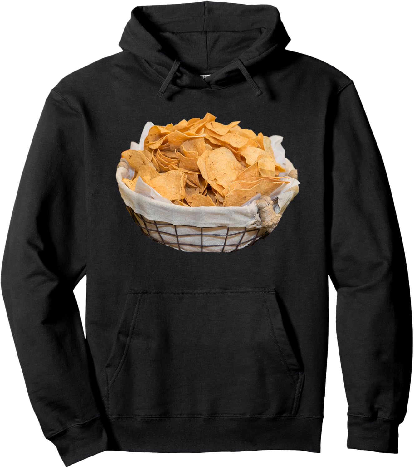 Tortilla Chips Halloween Costume Crunchy Corn Chips Snack Hoodie - Hoodie | Black