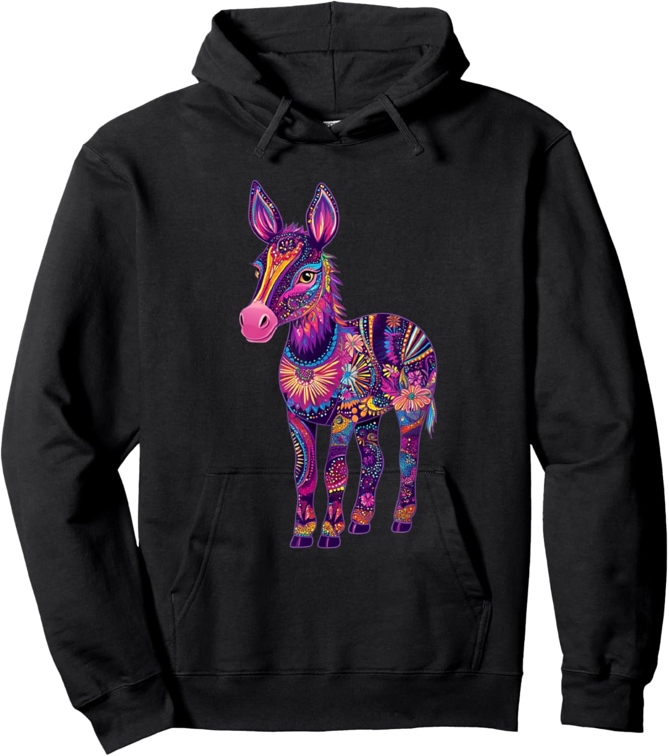 Aesthetic Mule Graphic Cute Mule Women Girls Hoodie - Hoodie | Black