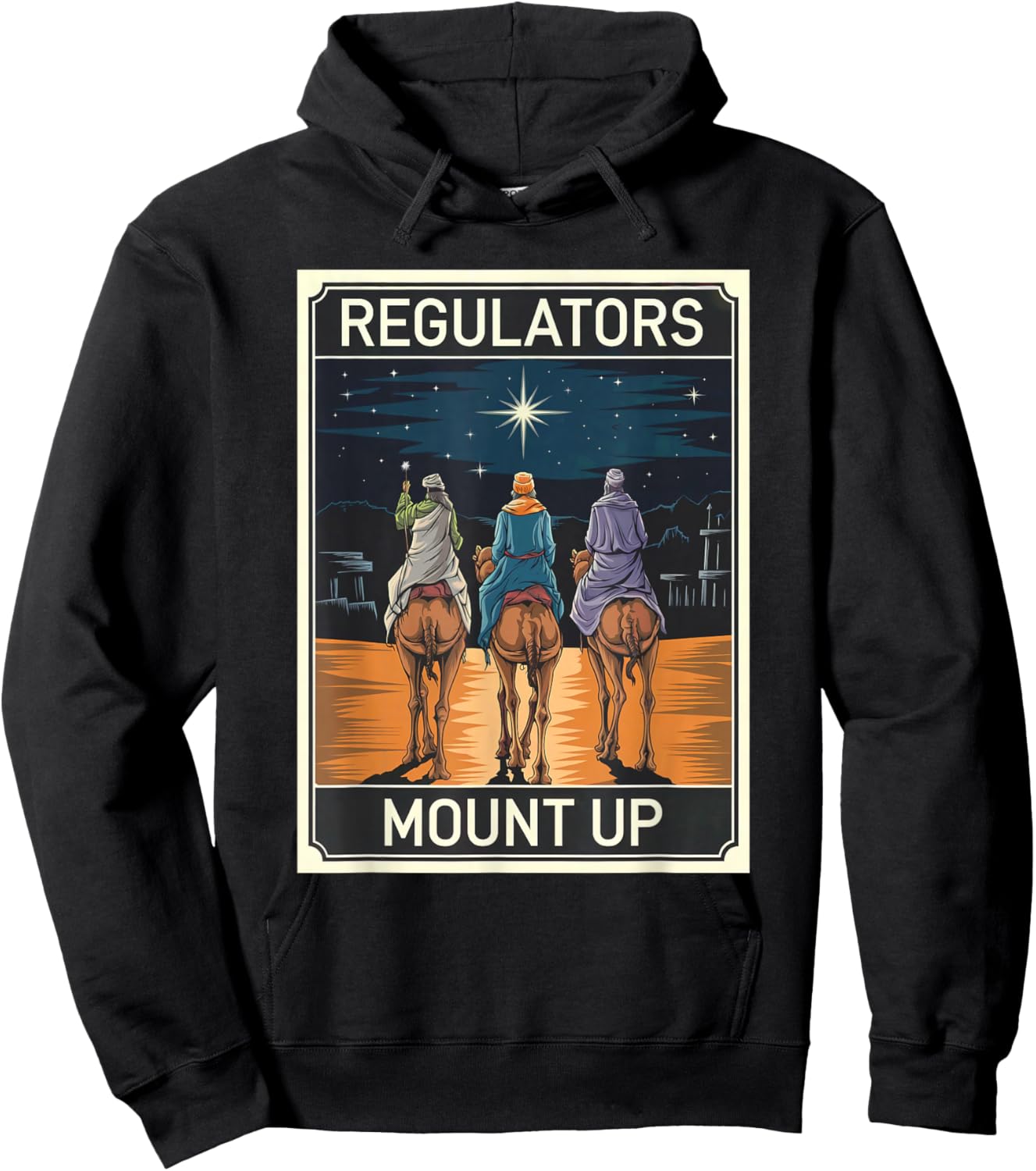 Regulator Mount Up Christmas Reindeer Hoodie - Hoodie | Black