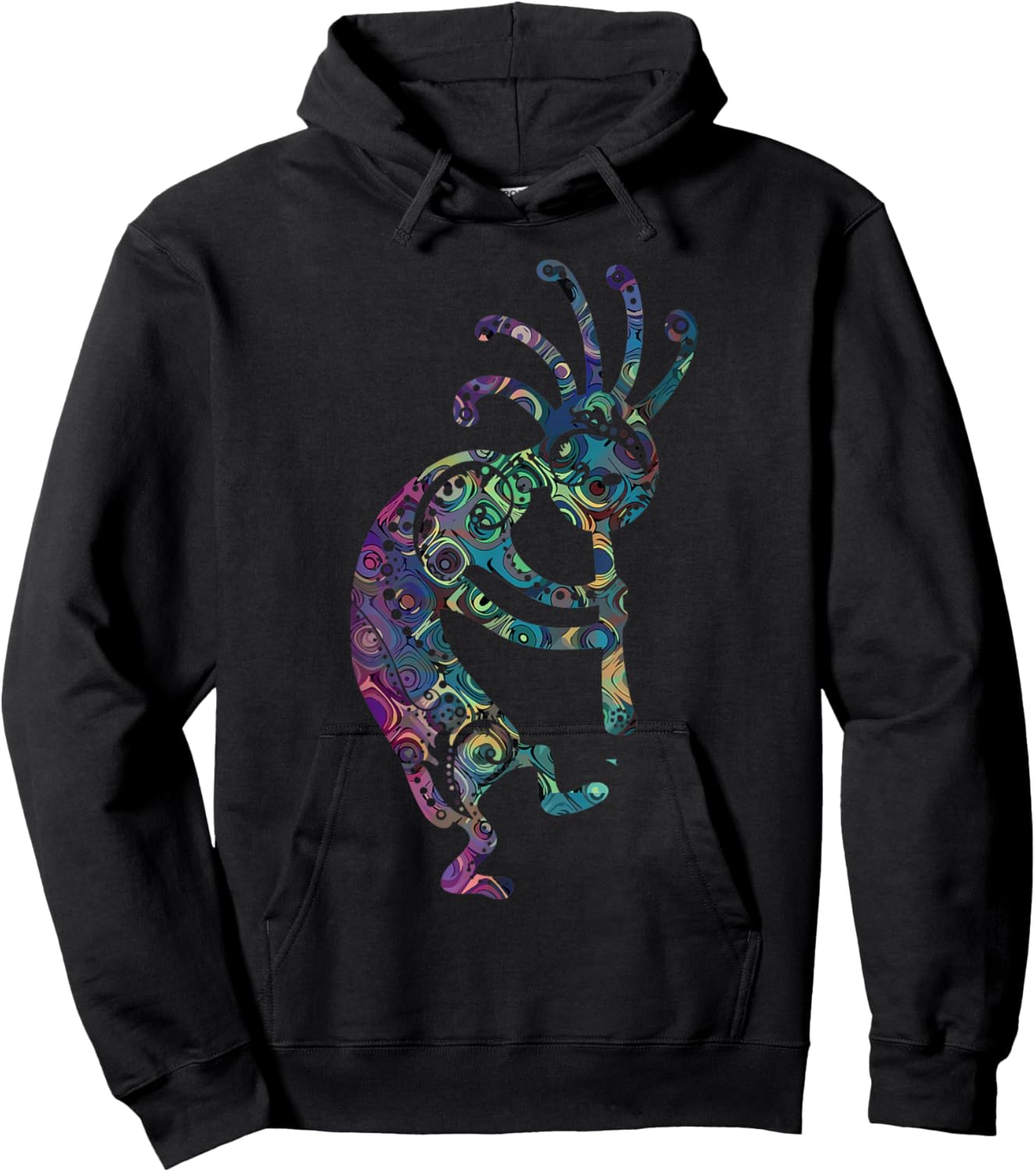 Kokopelli Native American Southwest Tribe Indigenous Pride Hoodie - Hoodie | Black