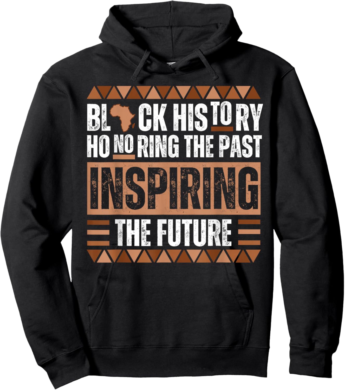 Honoring Past Inspiring Future Black History Month Melanin Hoodie - Hoodie | Black