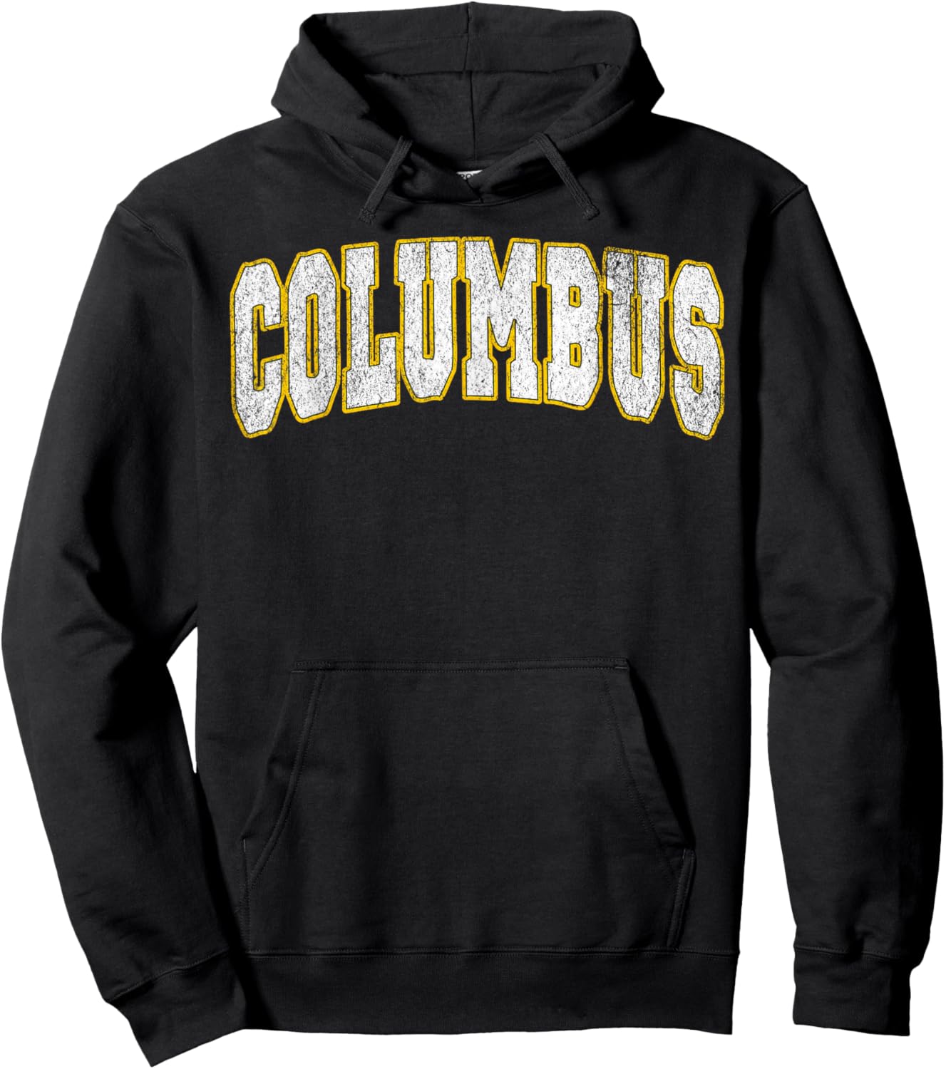 Columbus Vintage City Hoodie - Hoodie | Black
