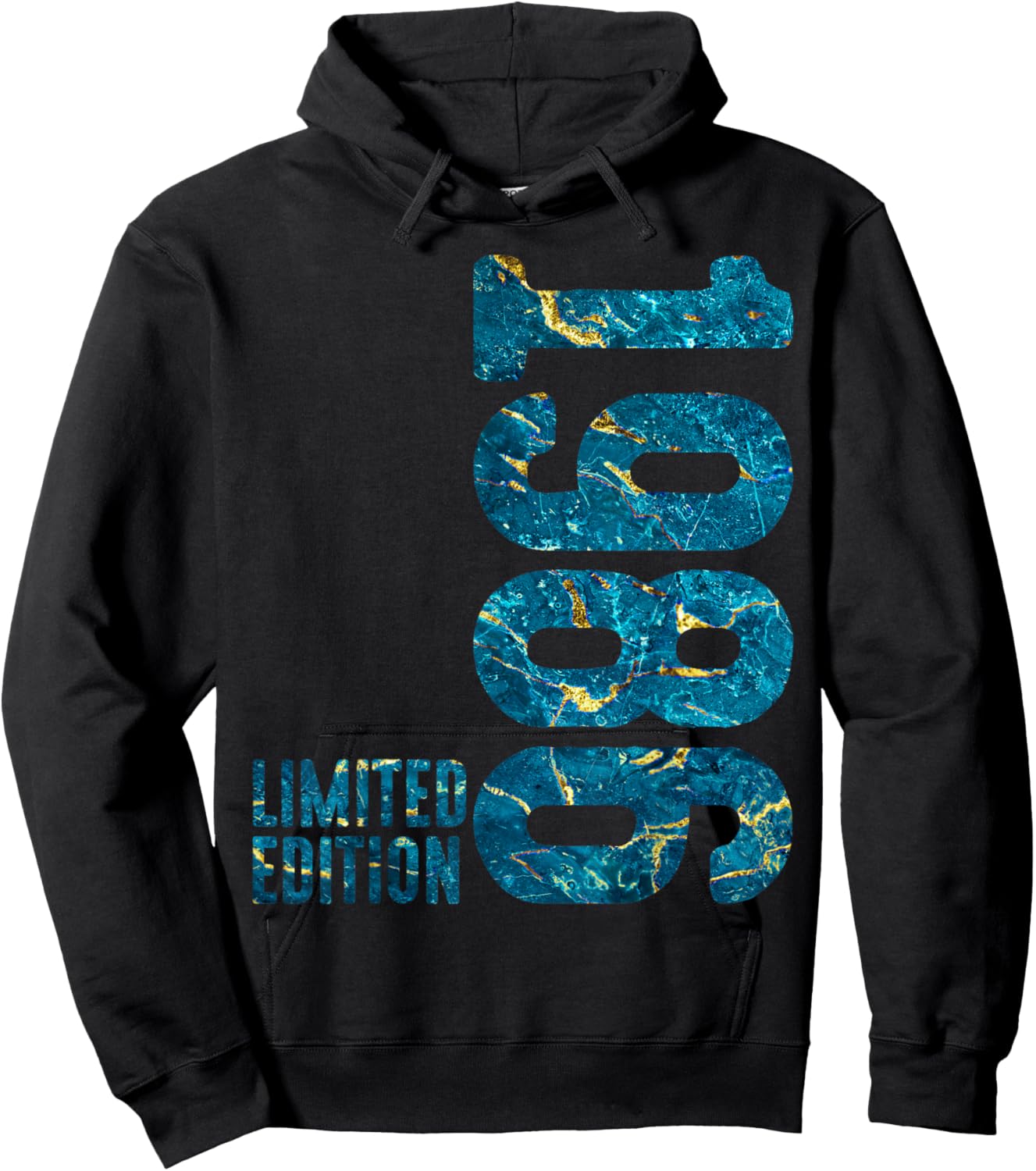 40th Birthday Man Woman 40 Years 1986 Decorative Gift Funny Hoodie - Hoodie | Black