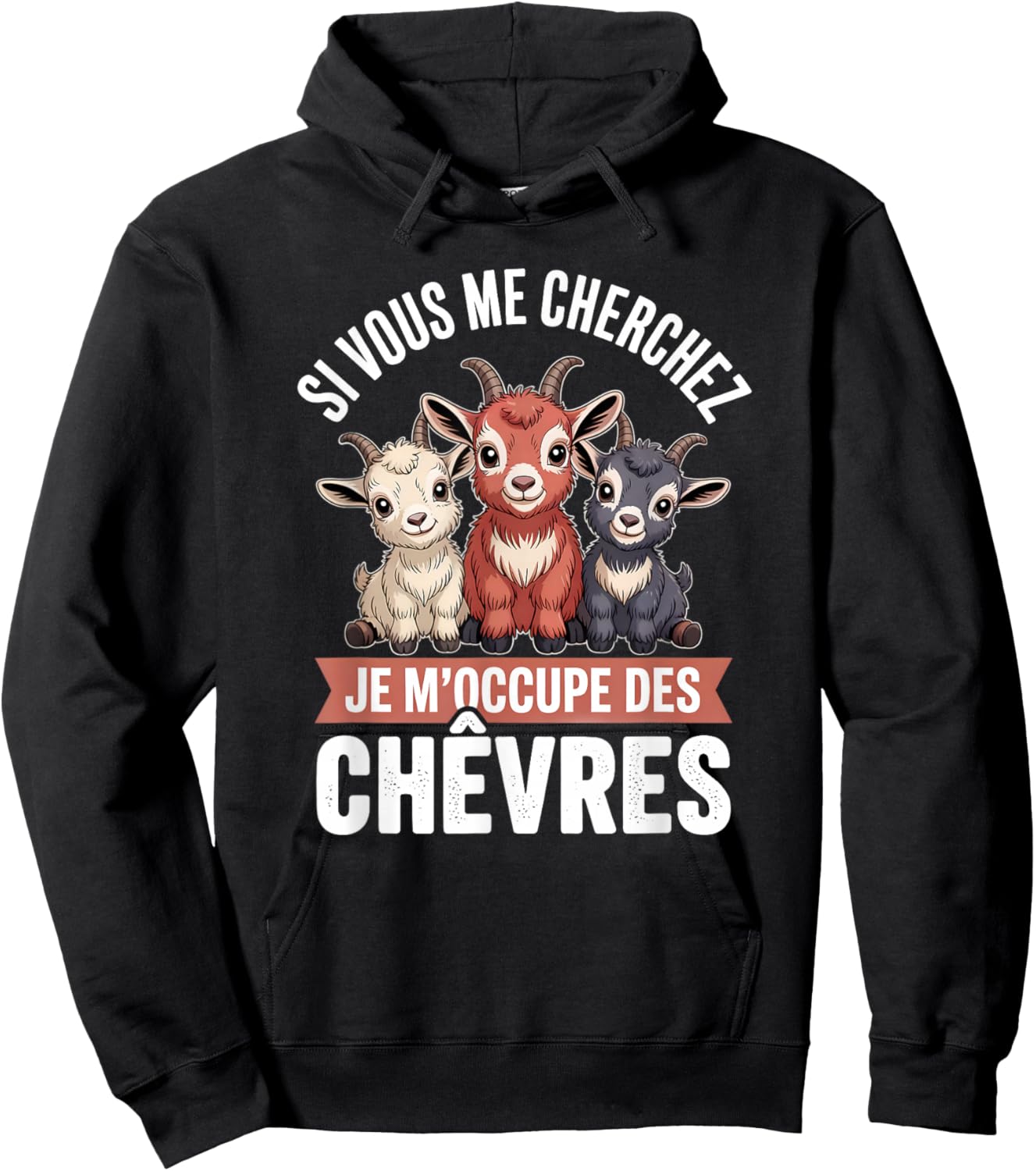 Humour Goats – Gift Birthday Farmer Hoodie - Hoodie | Black