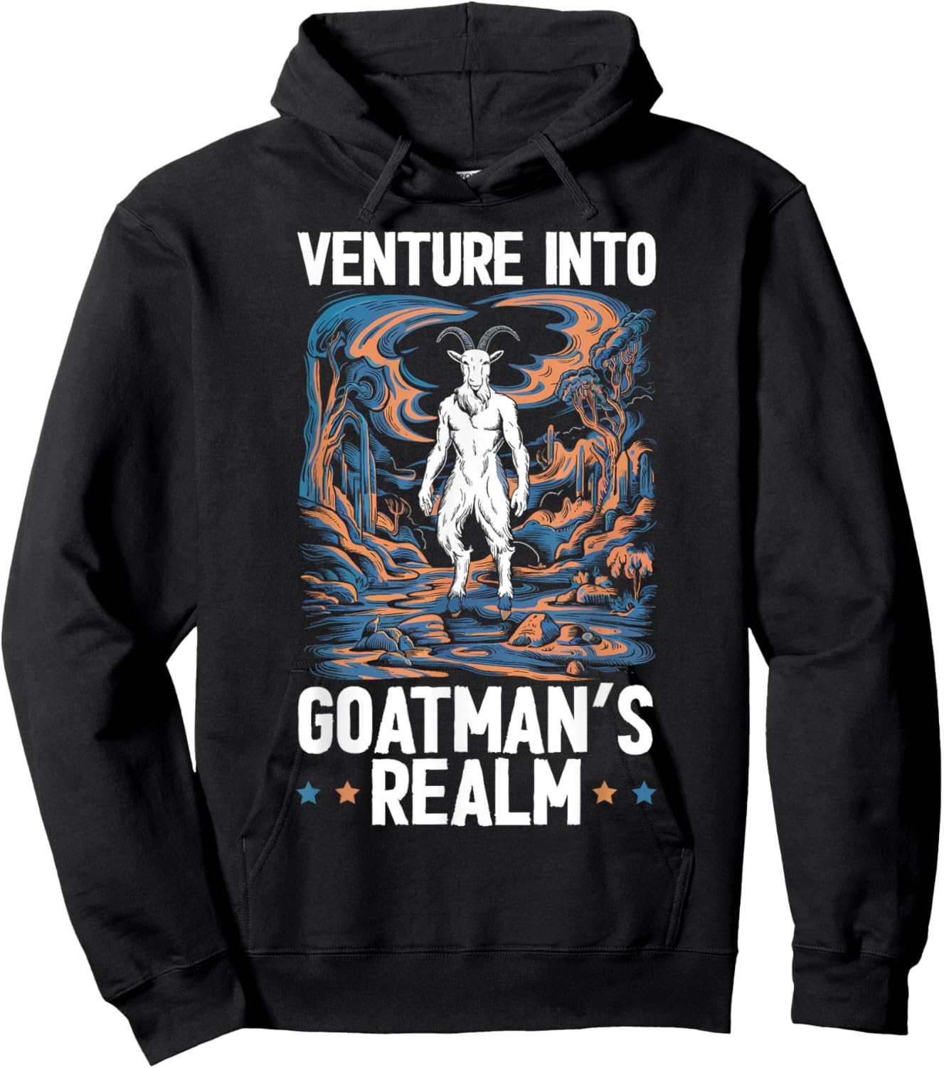 Goatman Legendary Creature Cryptozoology Cryptid Hoodie - Hoodie | Black