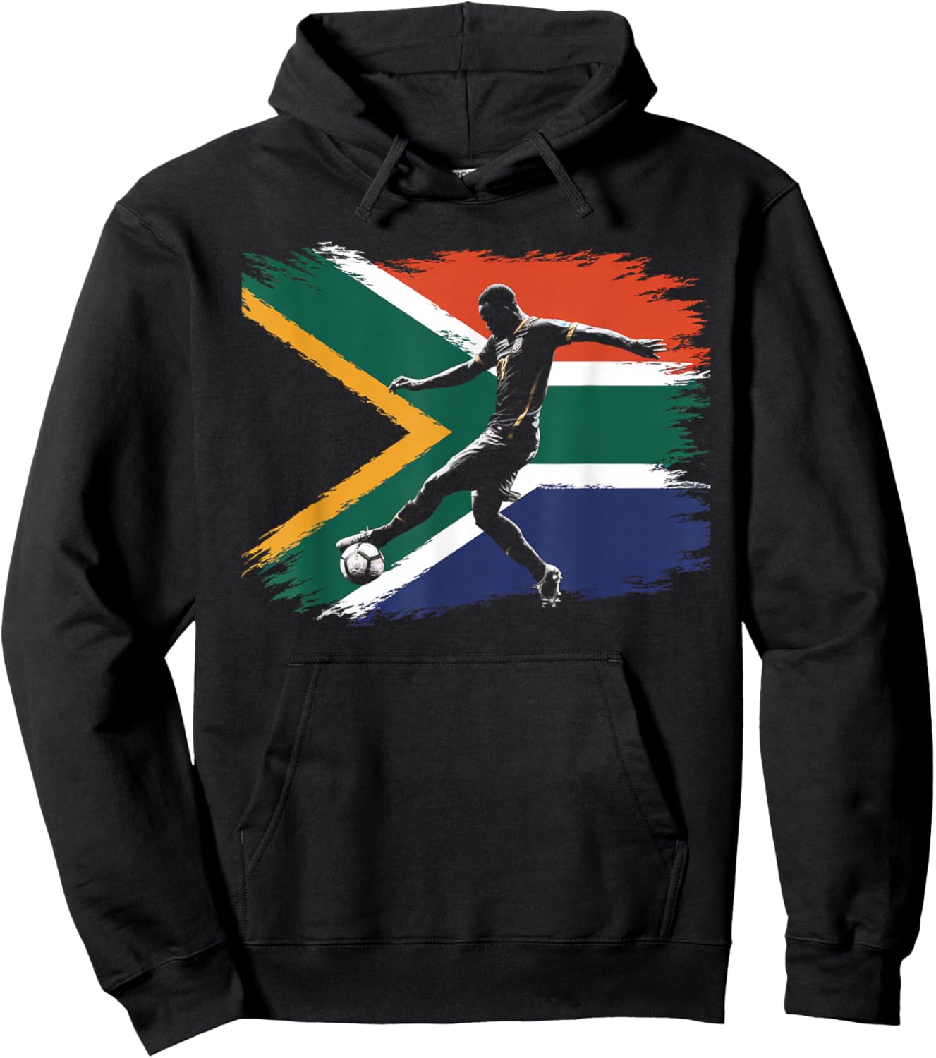 South Africa Soccer Hoodie - Hoodie | Black