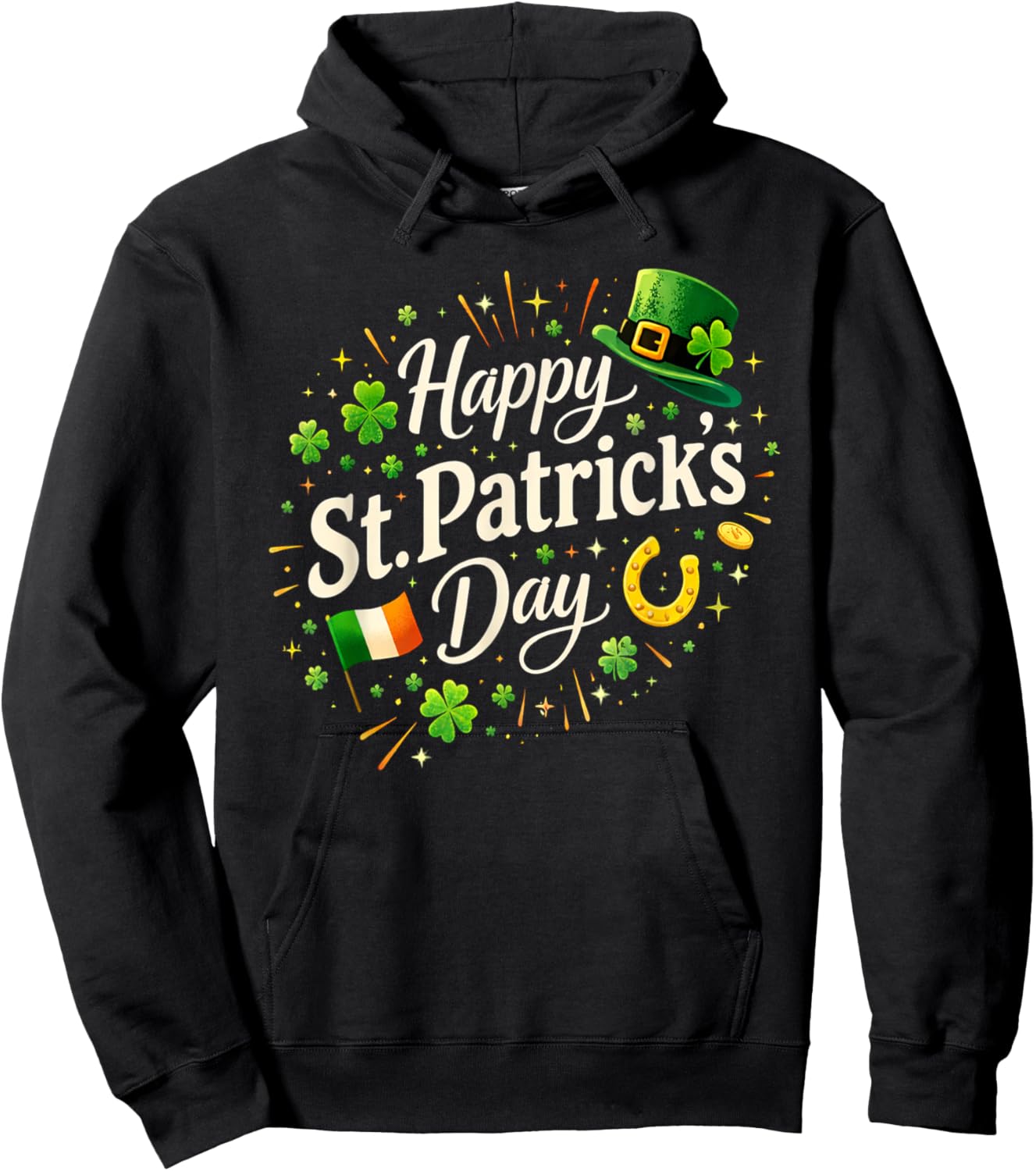 Happy Saint Patrick's Day Celebration Irish St Patrick's Day Hoodie - Hoodie | Black