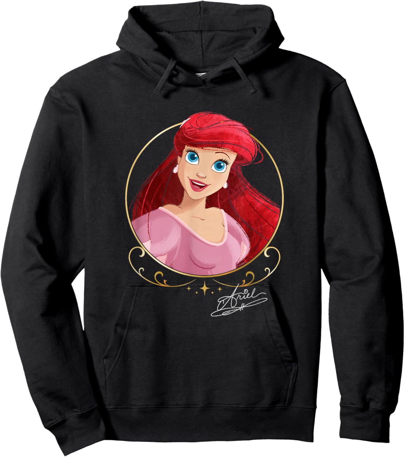 Disney Princess Royalty Group Matching Ariel 2-Sided Hoodie - Hoodie | Black