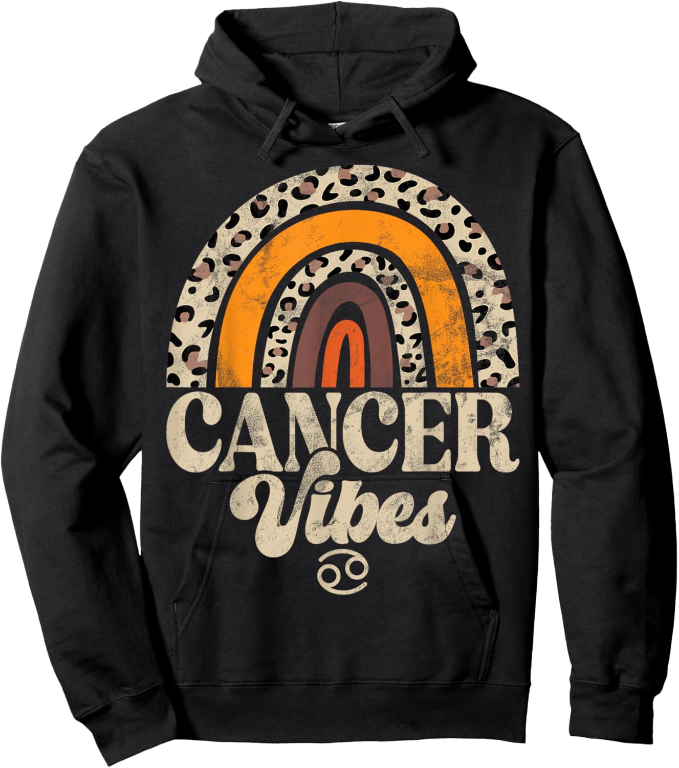 Cancer Vibes Cancer Zodiac Hoodie - Hoodie | Black