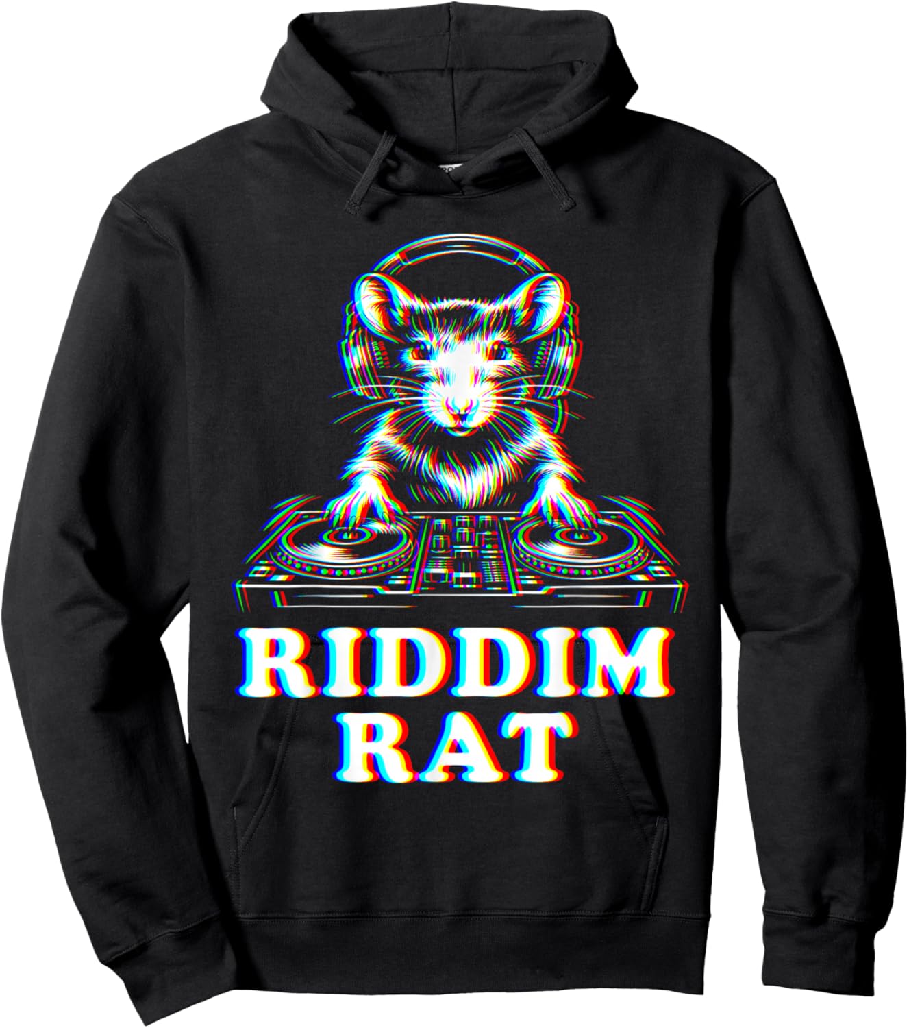 Riddim Rat Hoodie - Hoodie | Black