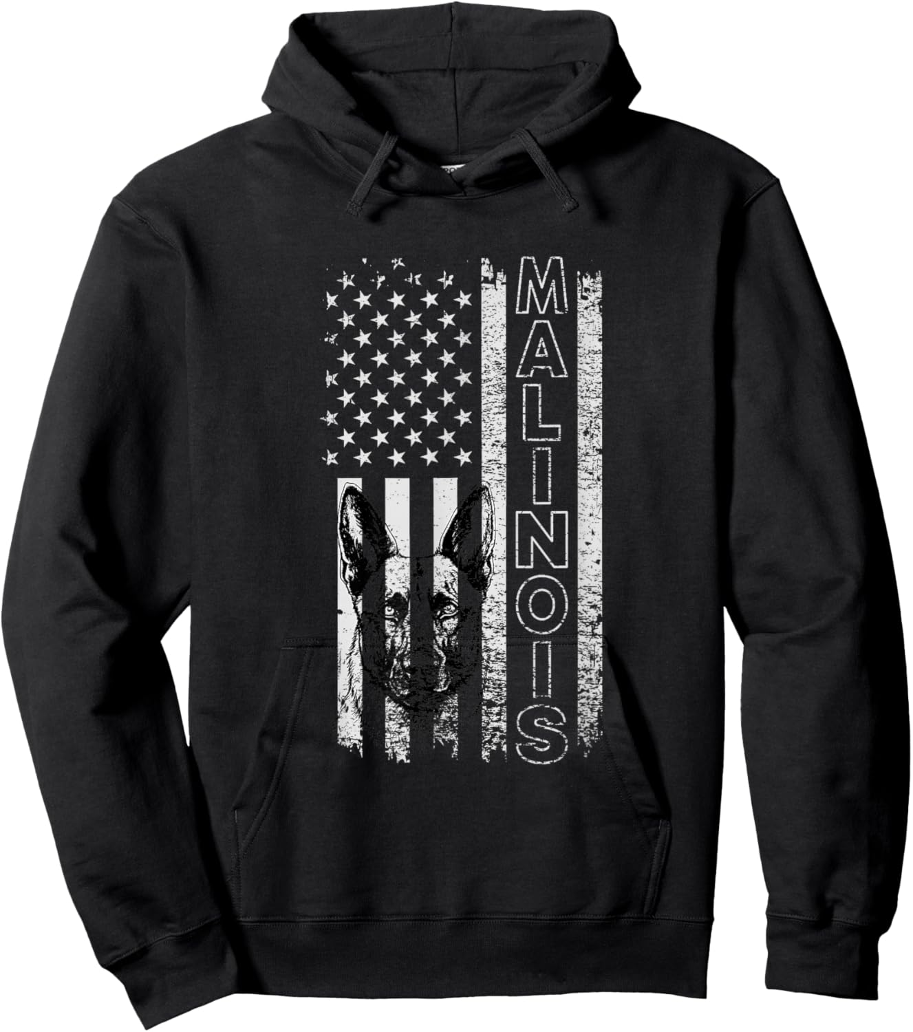 Belgian Malinois Dog Dogs Mom Dad Dog Lover Malinois Hoodie - Hoodie | Black