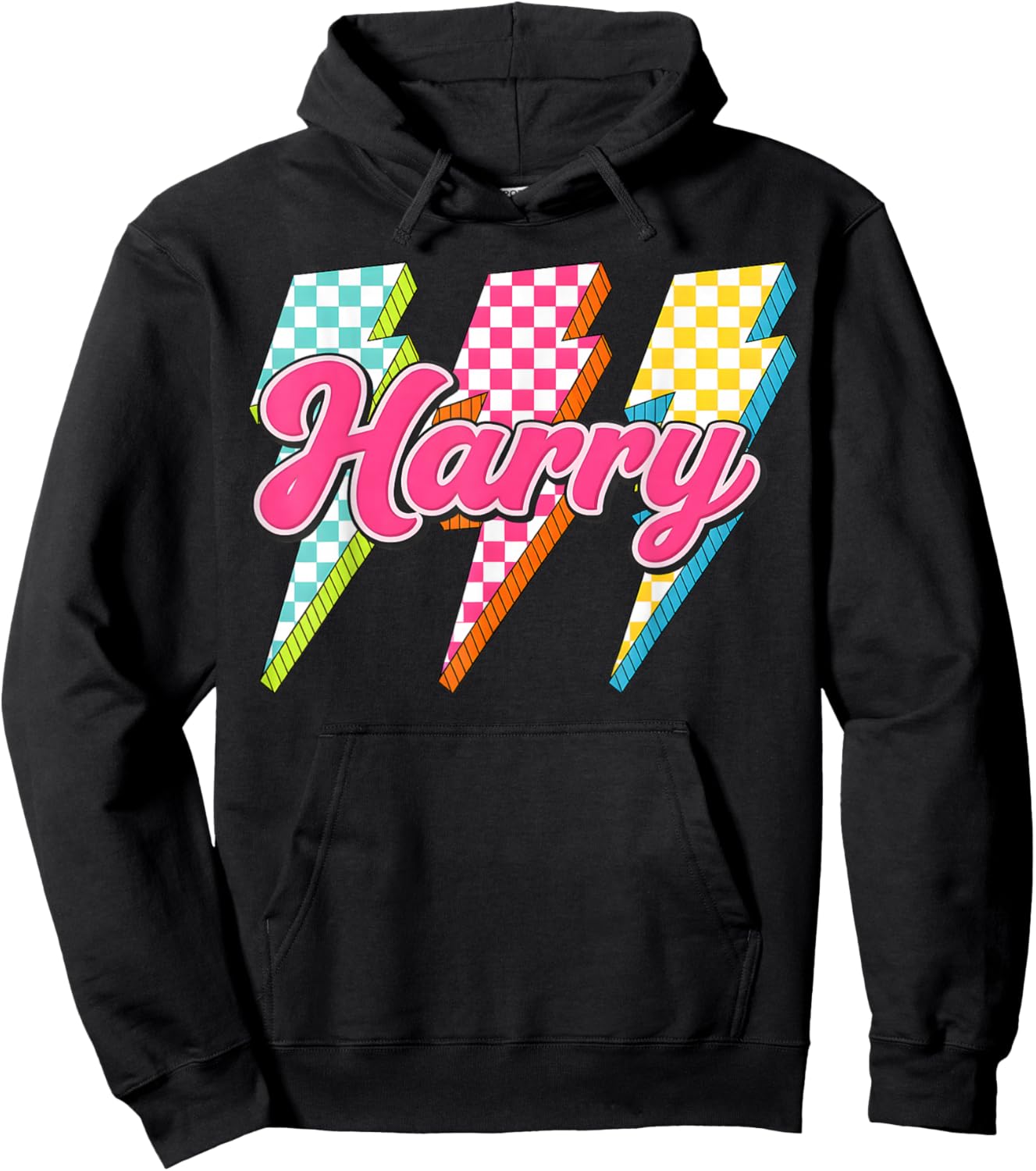 Vintage Retro Harry Name Classic Gift Men Women Kids Hoodie - Hoodie | Black
