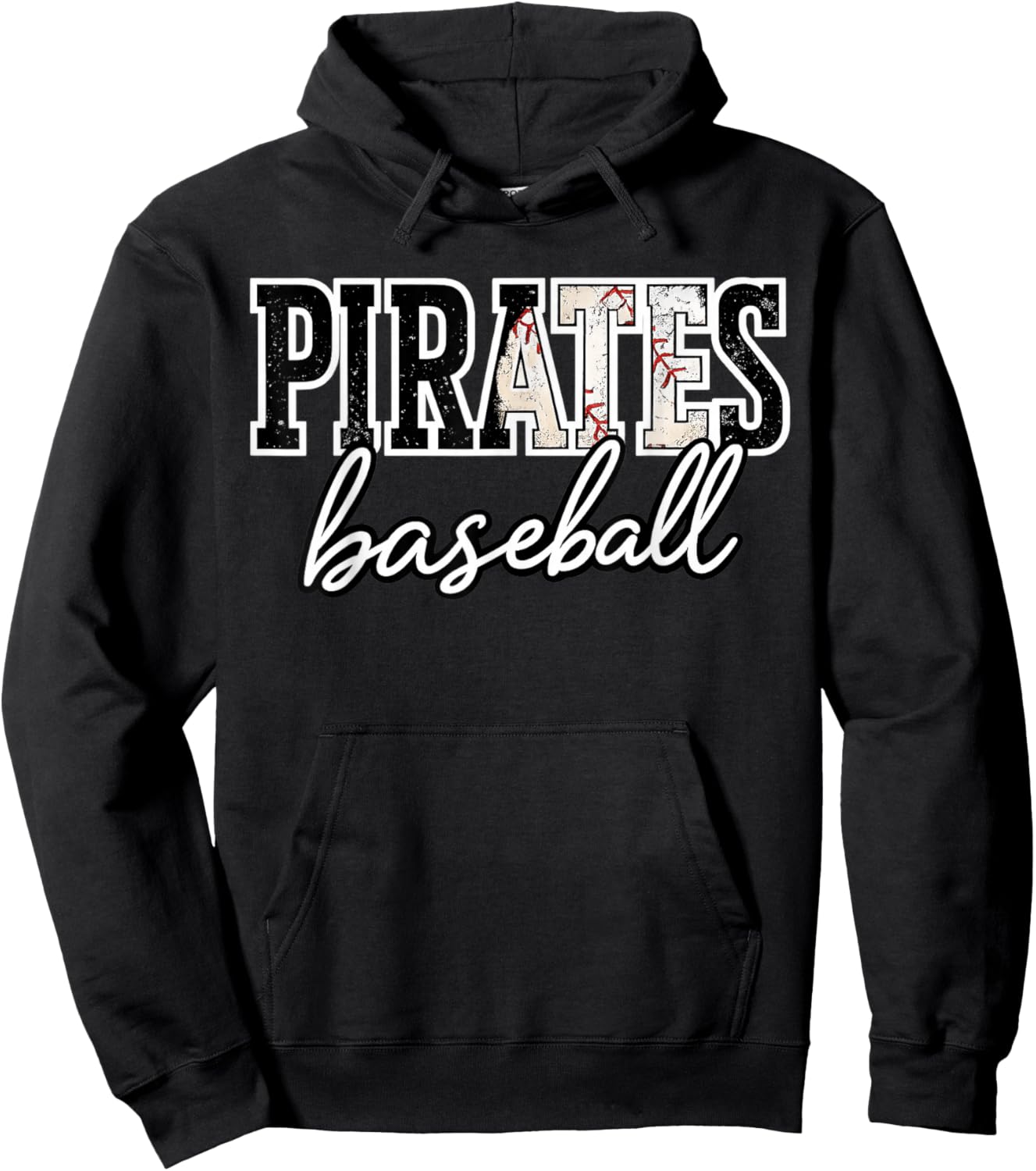 Game Day School Spirit Pirate Pride Hoodie - Hoodie | Black