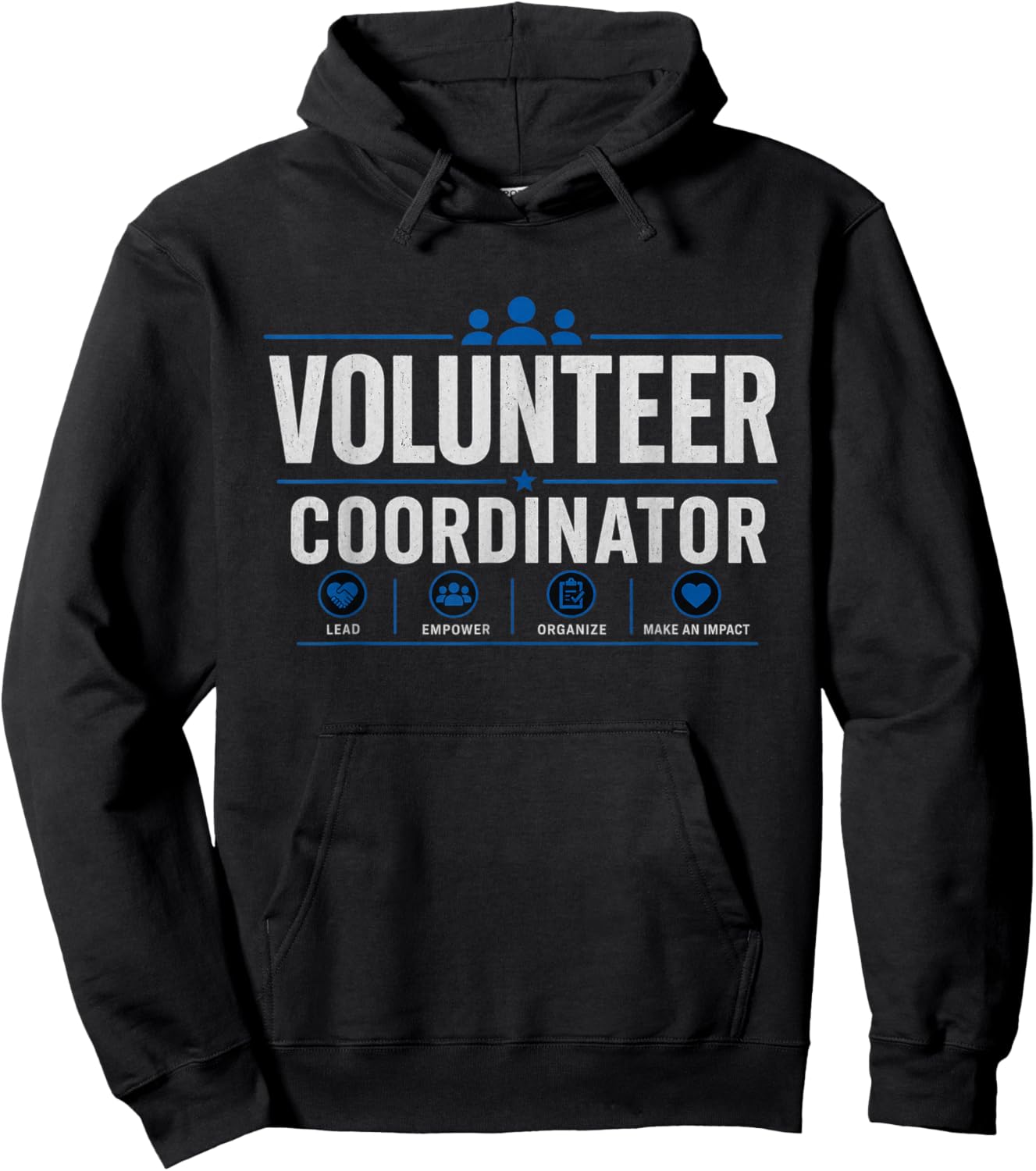 Volunteer Coordinator Community Service Leader Appreciation Hoodie - Hoodie | Black