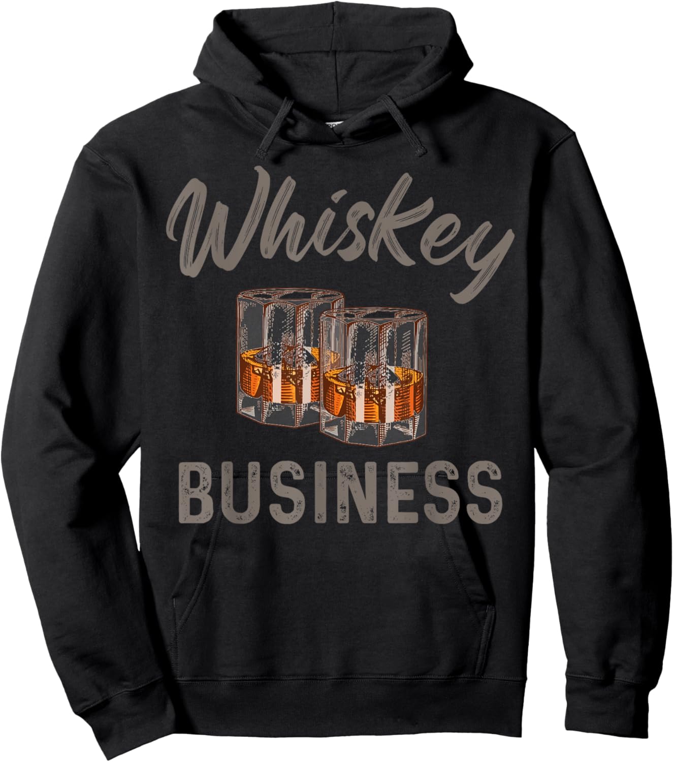 Whiskey Business Cool Drinking Lover Weekend Forecast Dad Hoodie - Hoodie | Black