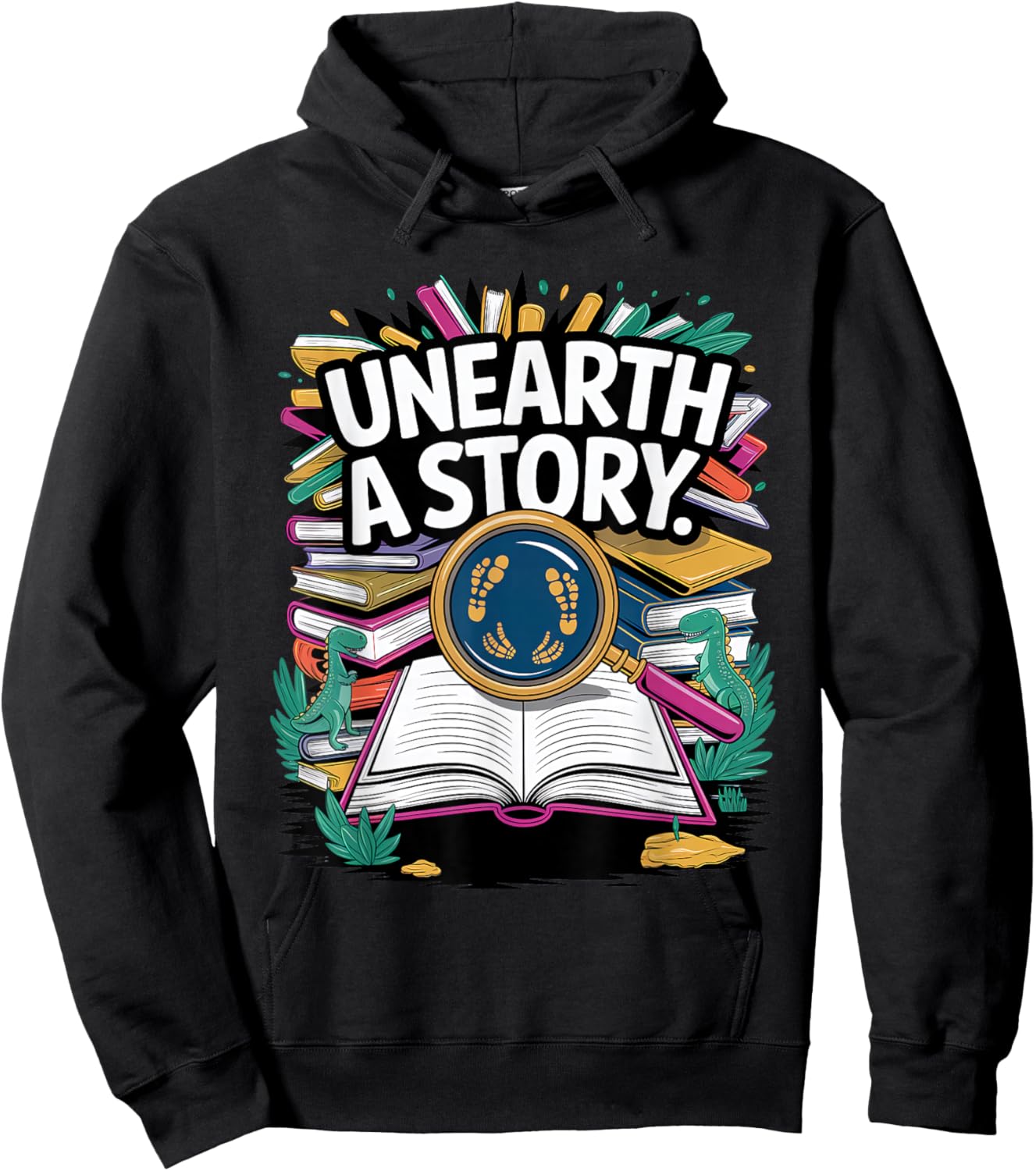Unearth a Story (2026 Summer reading) Hoodie - Hoodie | Black