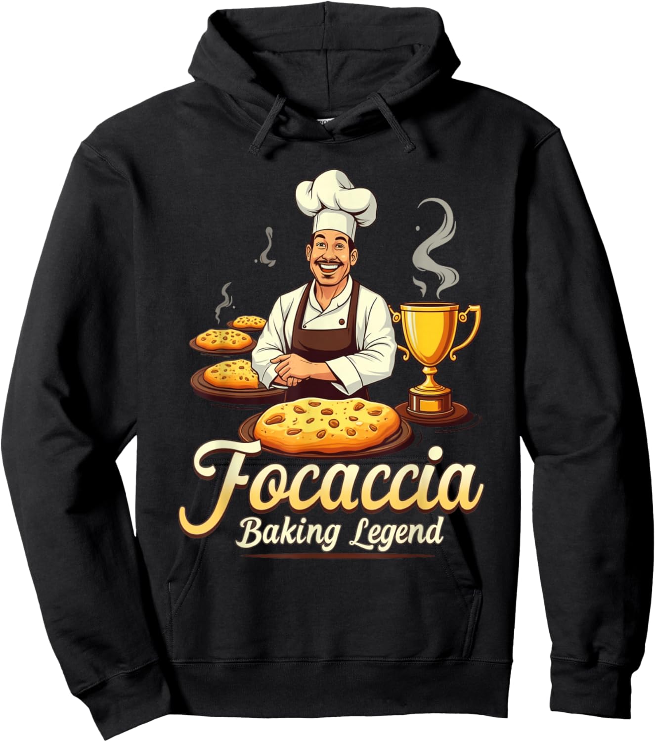 Focaccia Baking Legend Hoodie - Hoodie | Black