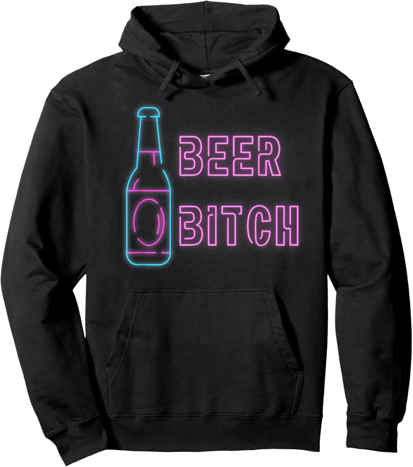 Beer Bitch Golf Girl Drink Girl Hoodie - Hoodie | Black