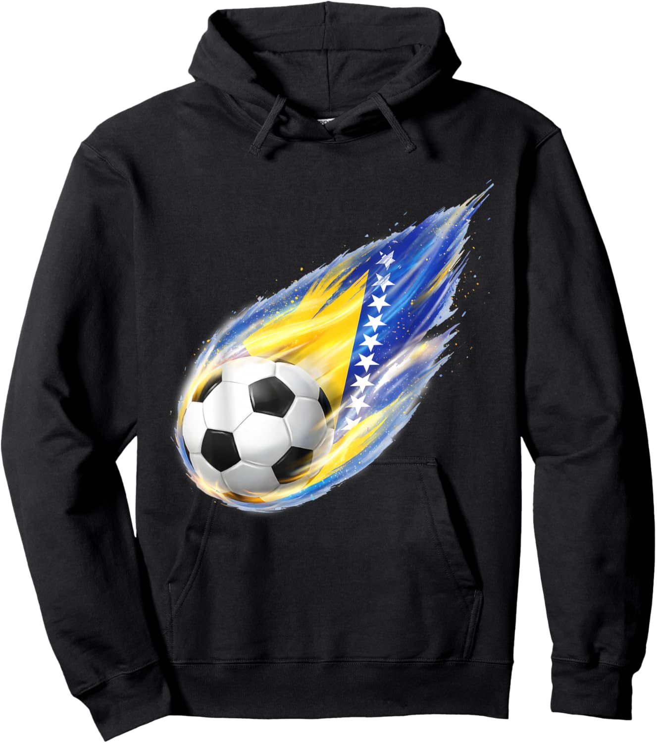 Bosnia and Herzegovina Flag Bosna Pride Heritage Graphic Hoodie - Hoodie | Black