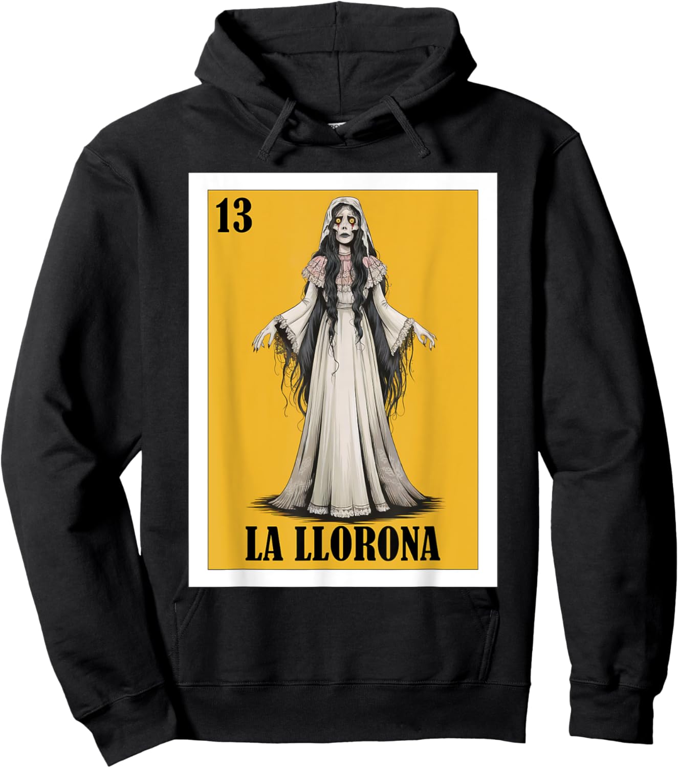 Mexican Halloween or Cinco de Mayo Design - La Llorona Hoodie - Hoodie | Black