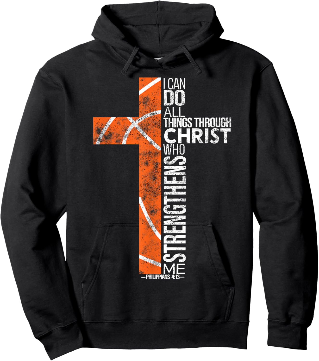 Men Christian Basketball Boys Player Religious Team Coach Hoodie - Hoodie | Black