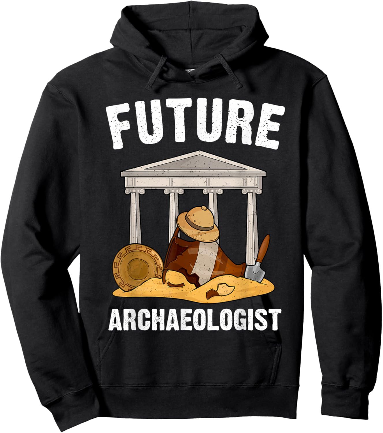 Future Archaeologist Design Women Kids Archaeology Hoodie - Hoodie | Black