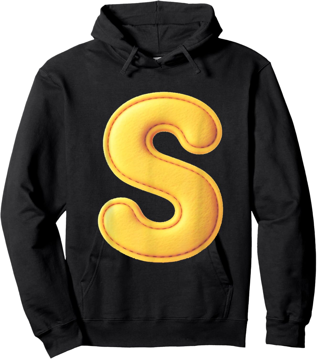 Letter S Funny Chipmunk Group Matching Costume Hoodie - Hoodie | Black