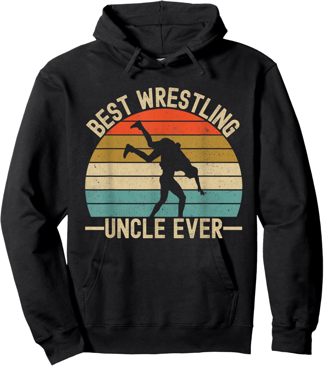 Best Wrestling Uncle Ever Hoodie - Hoodie | Black