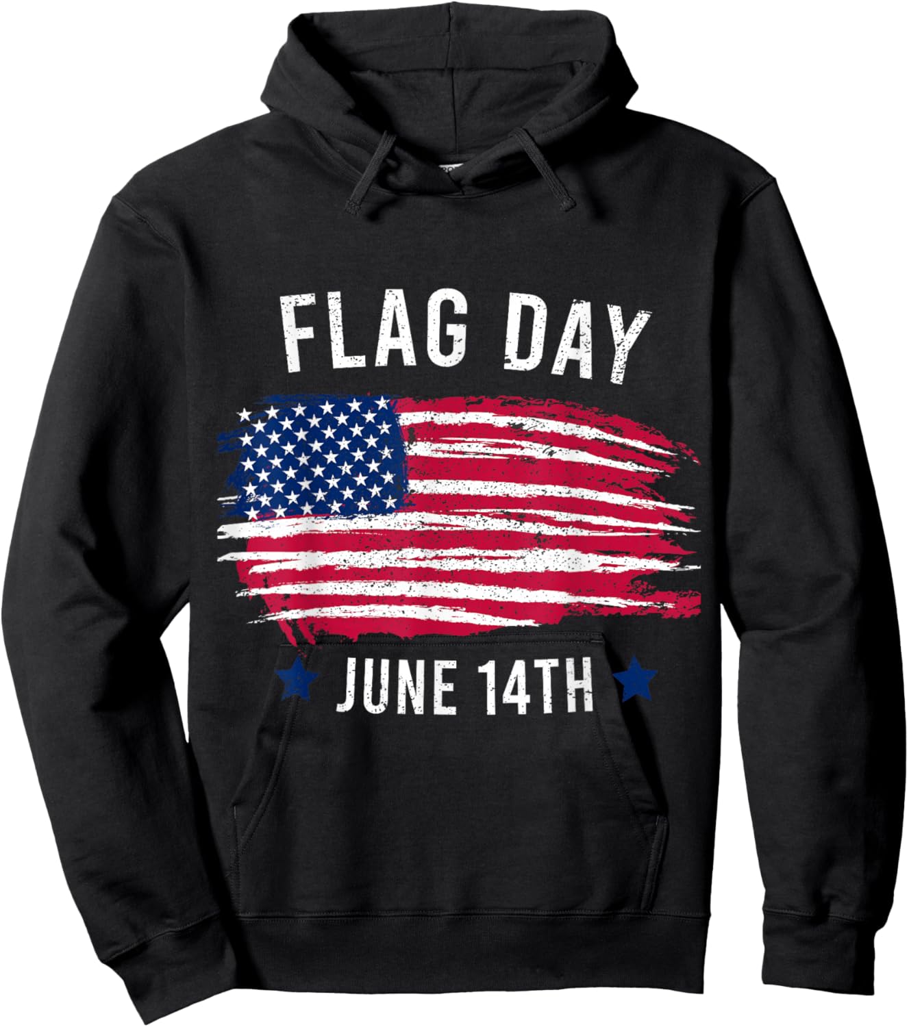 June 14th Flag Day Hoodie - Hoodie | Black