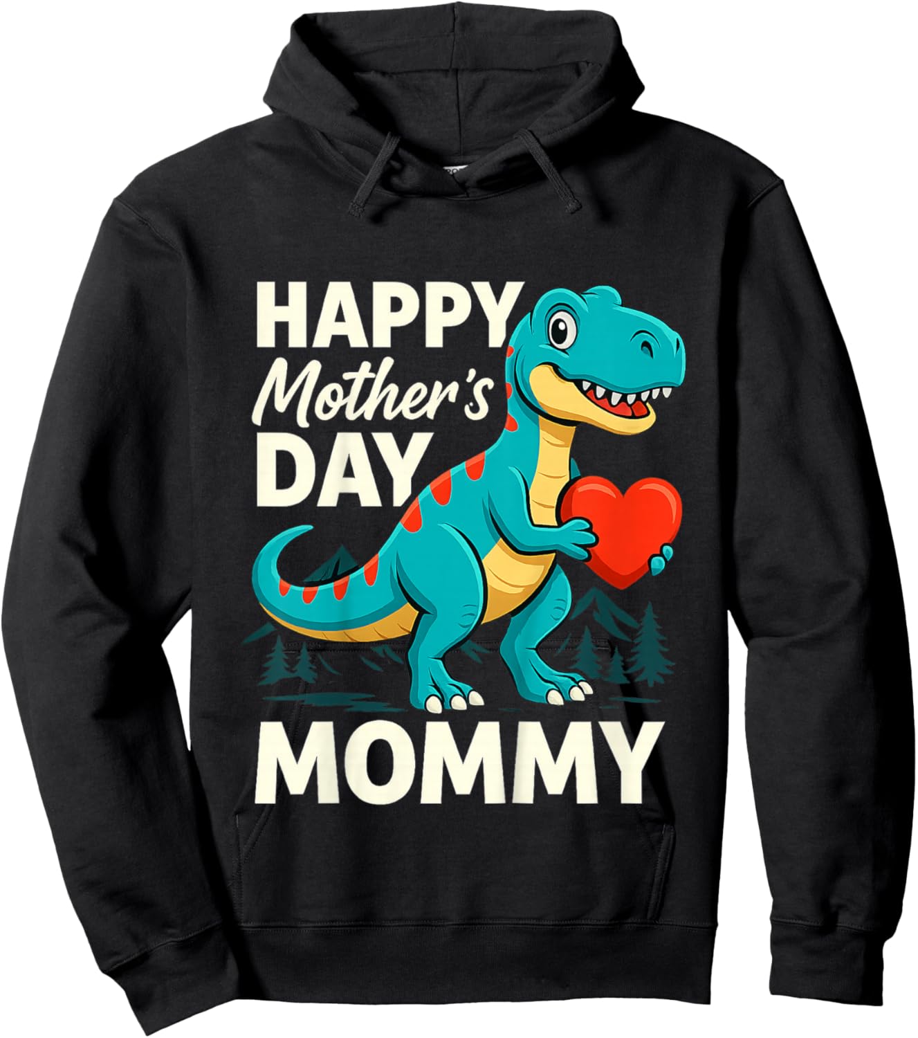 Alles Gute zum Muttertag Mama Dino Sohn für Mama Trex Kleinkind Junge Hoodie - Hoodie | Black