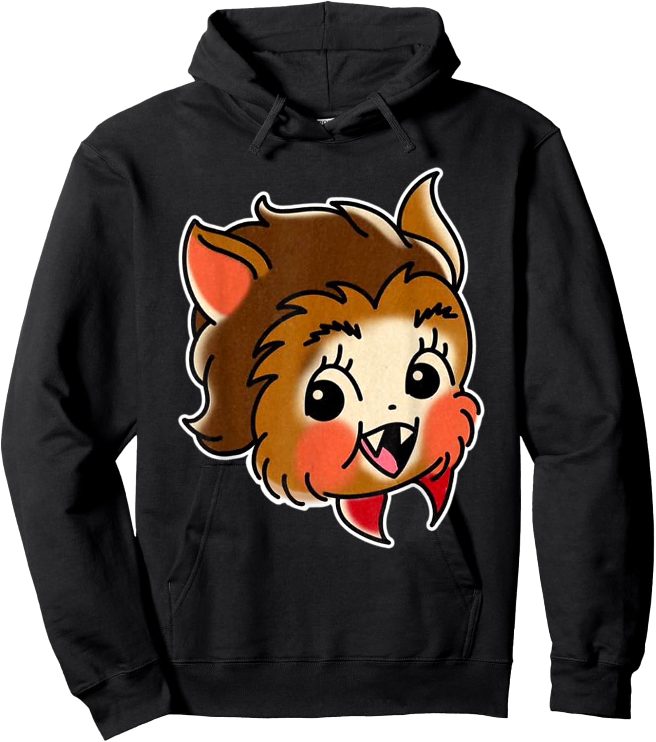 Kewpie Baby Werewolf Hoodie - Hoodie | Black