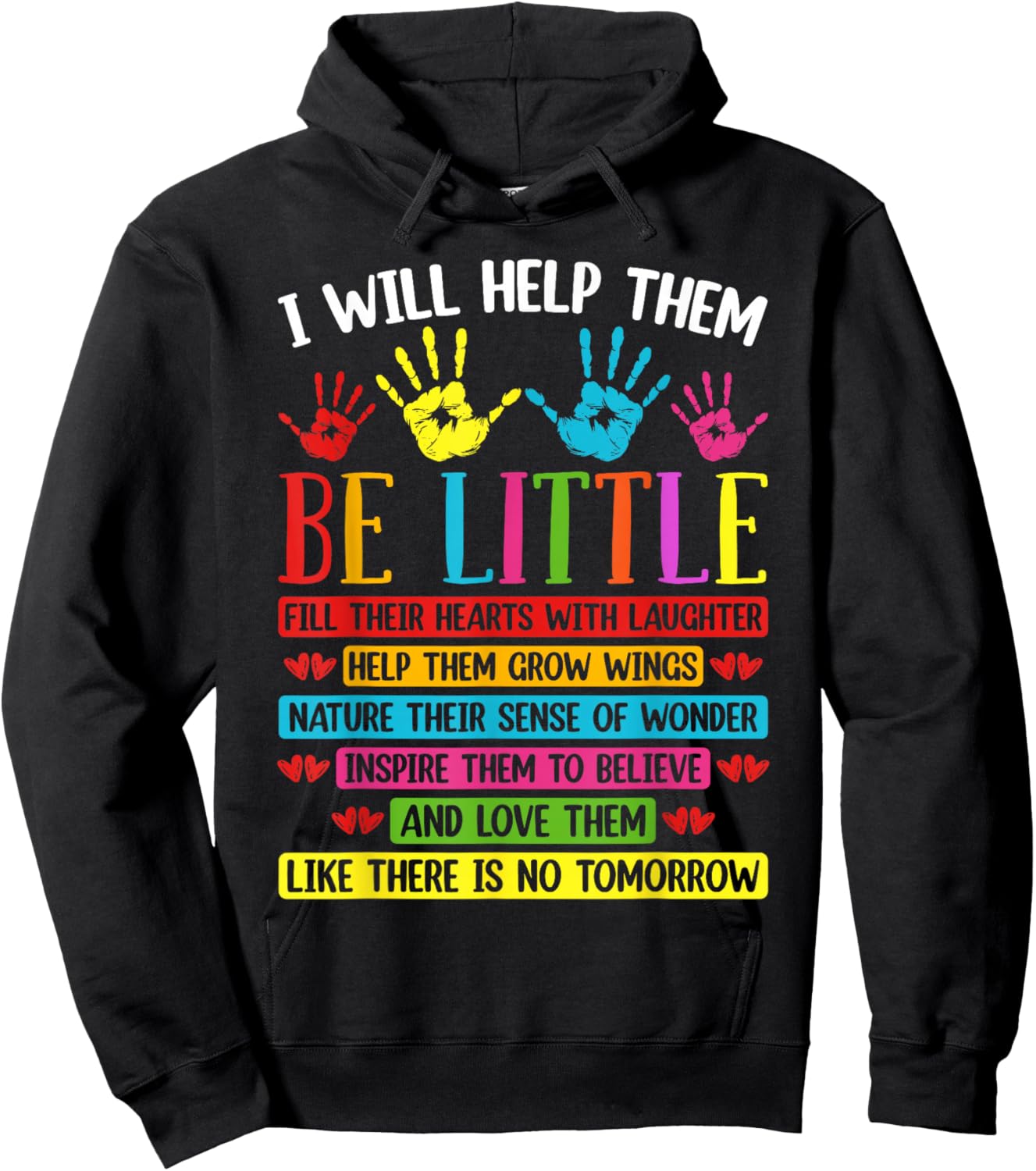 Daycare Teacher Child Care Day Care Childcare Provider Hoodie - Hoodie | Black