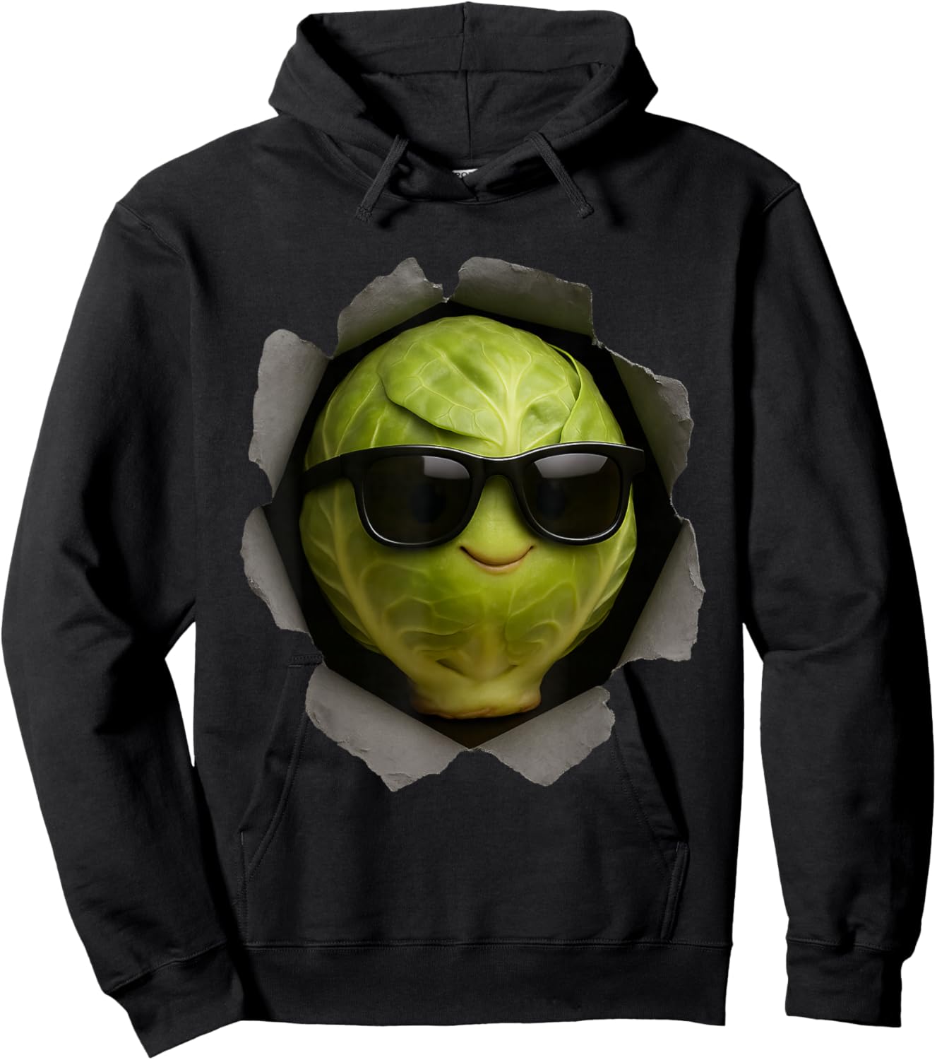 Brussels Sprouts Hoodie - Hoodie | Black